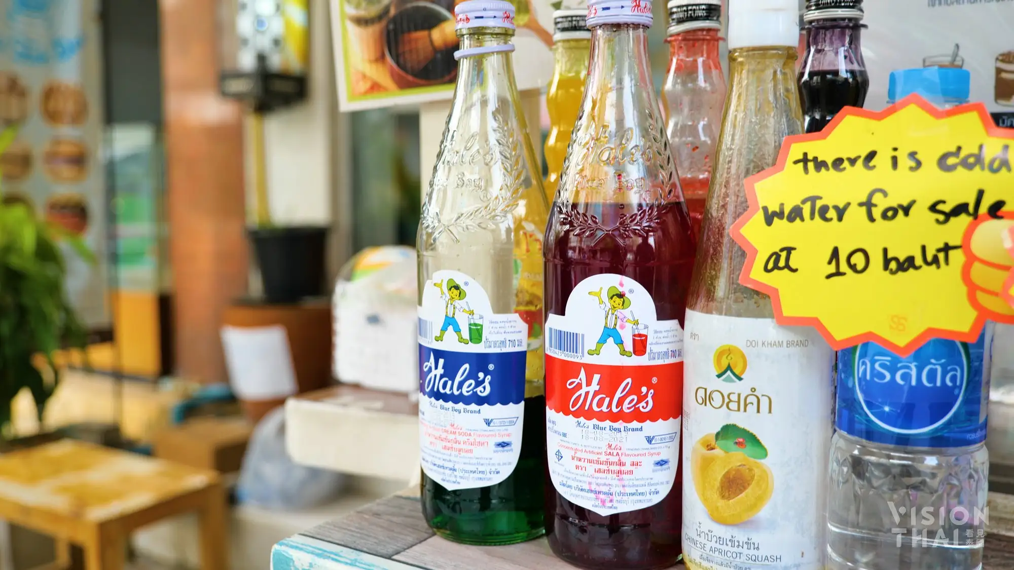 泰式飲料常使用的泰國神童牌糖漿