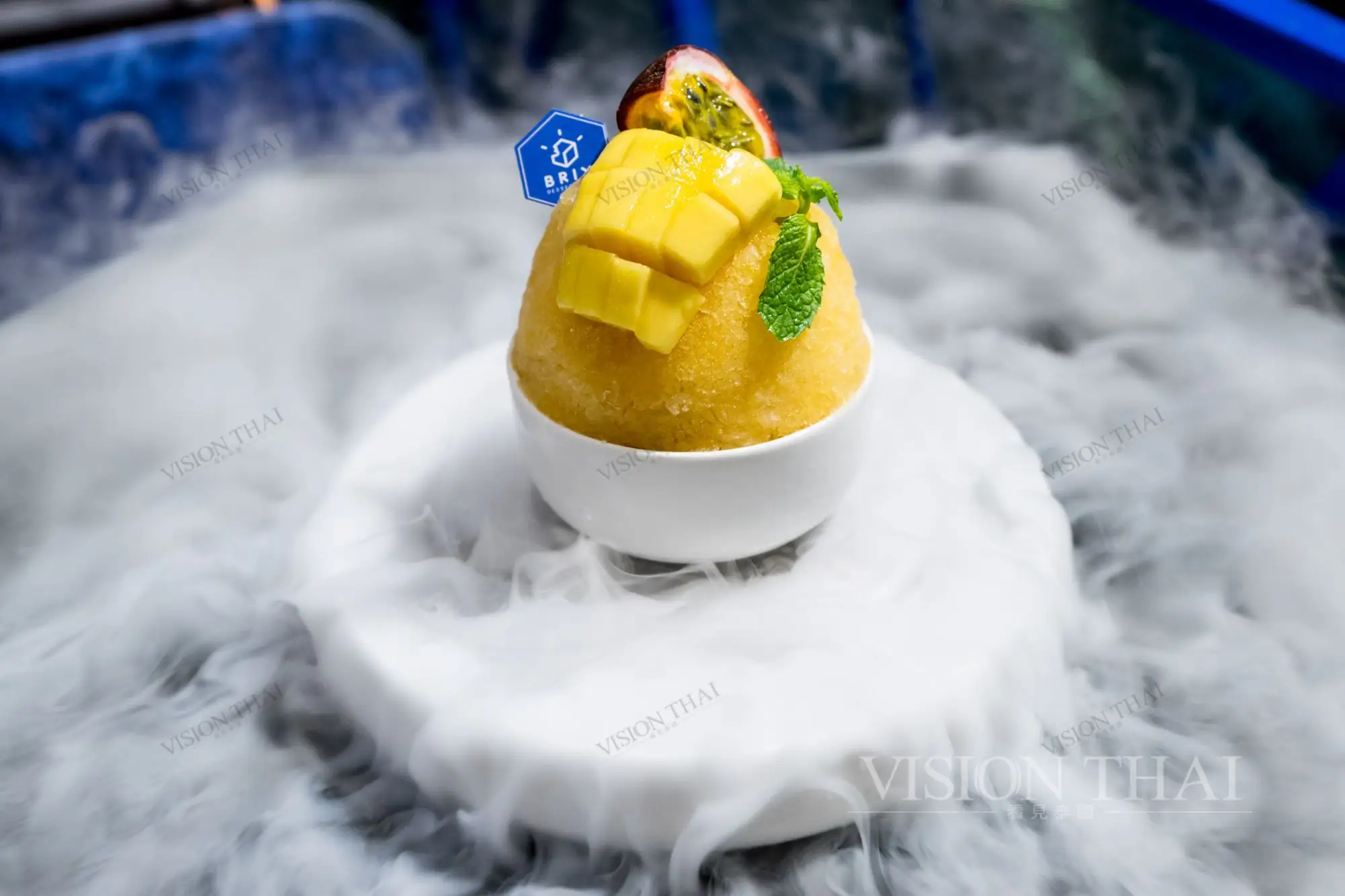 曼谷暹罗百丽宫Brix Dessert Bar的招牌果汁刨冰