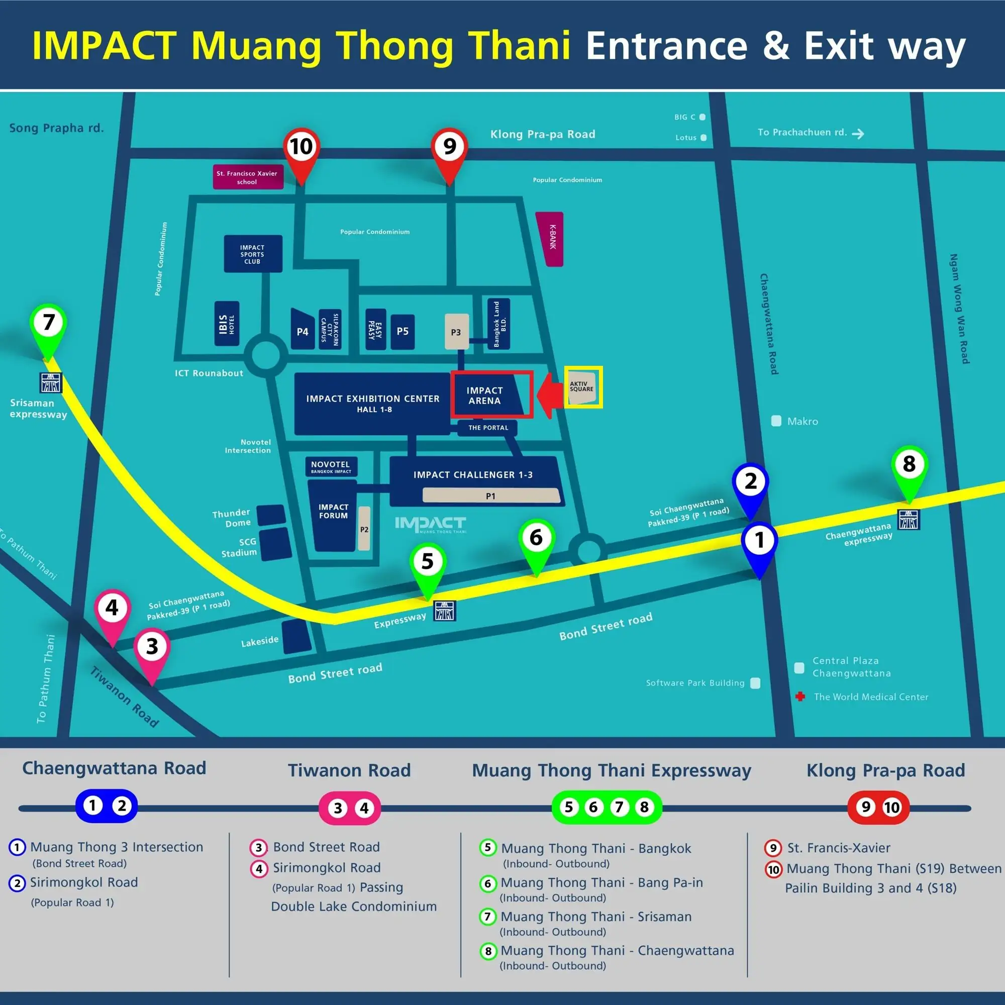 曼谷IMPACT會展中心聽演唱會