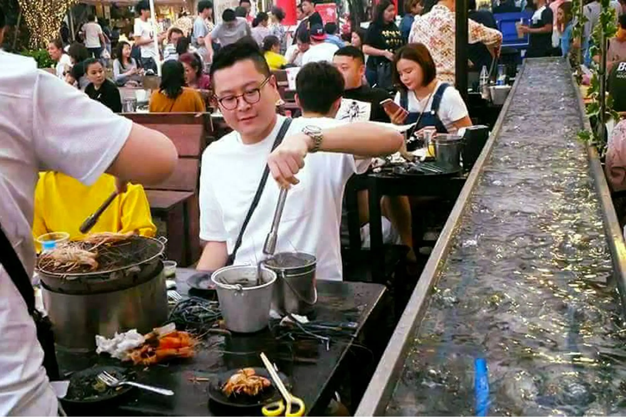 曼谷 Taikong Seafood 流水蝦海鮮 燒烤 吃到飽