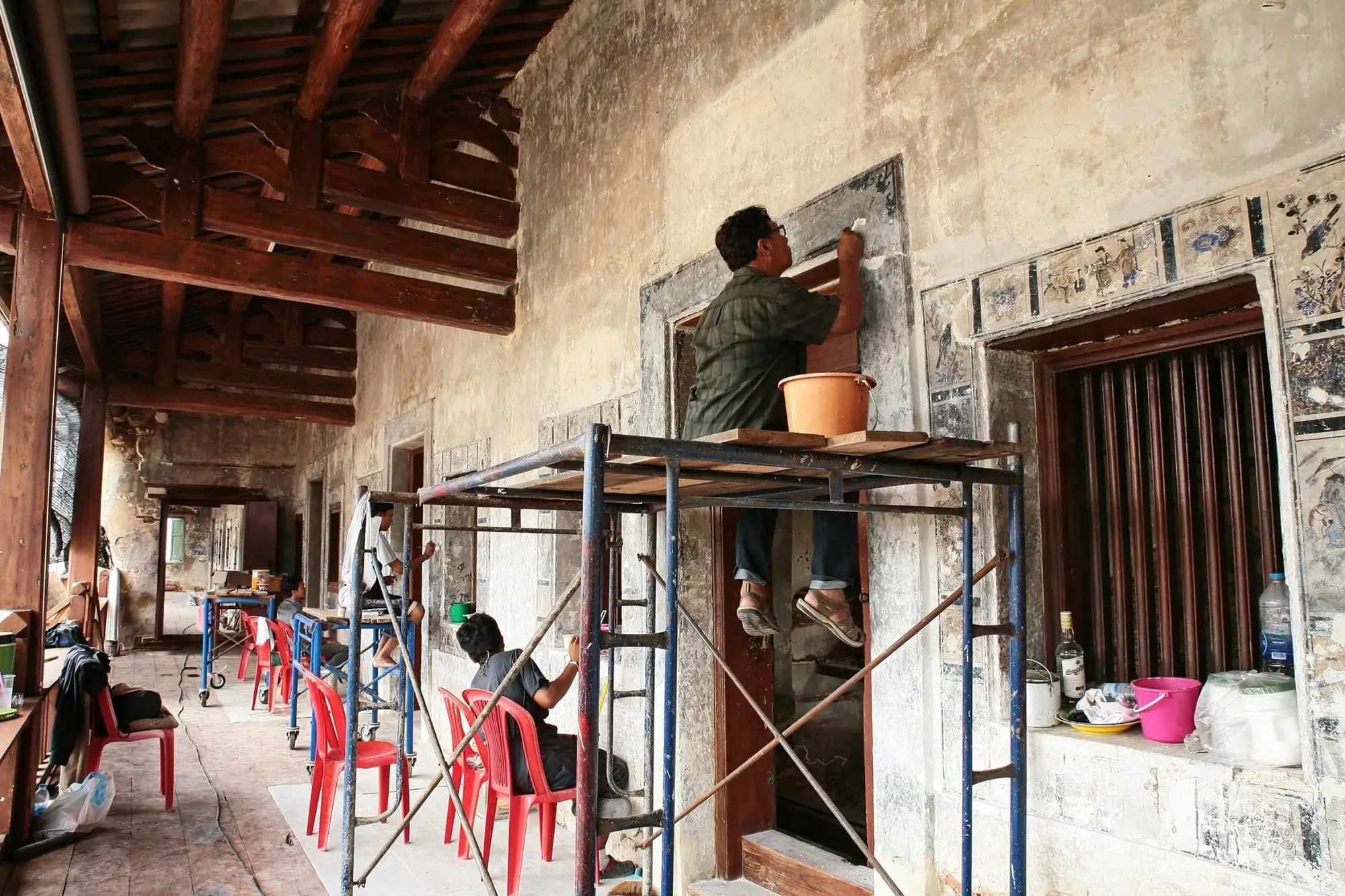 黉利家族修复古宅，重现旧时华人艺术。（官方图片）