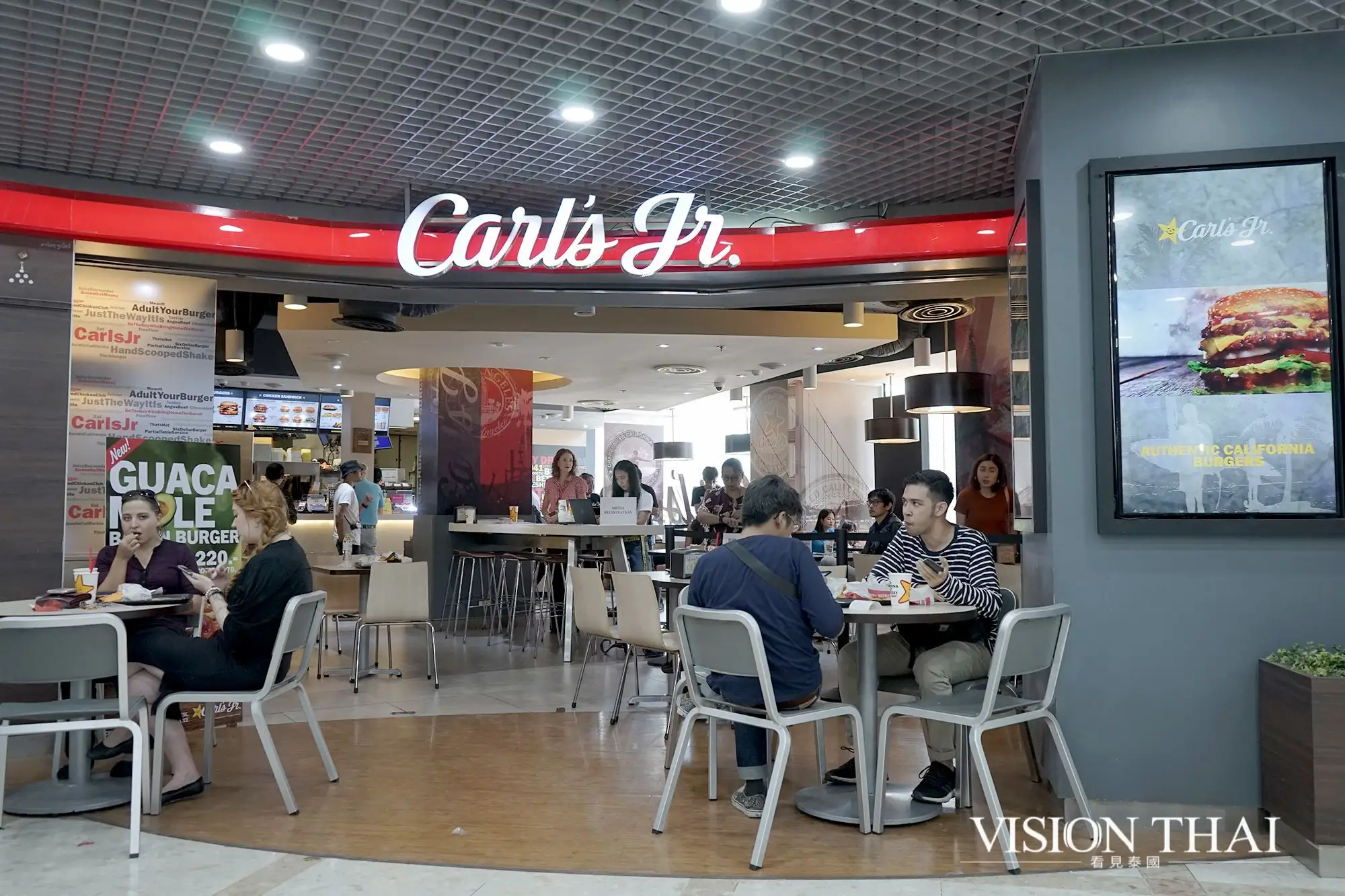 卡樂星城中店 Carl's Jr. Midtown Asoke 曼谷 速食 曼谷 卡樂星 泰國 卡樂星