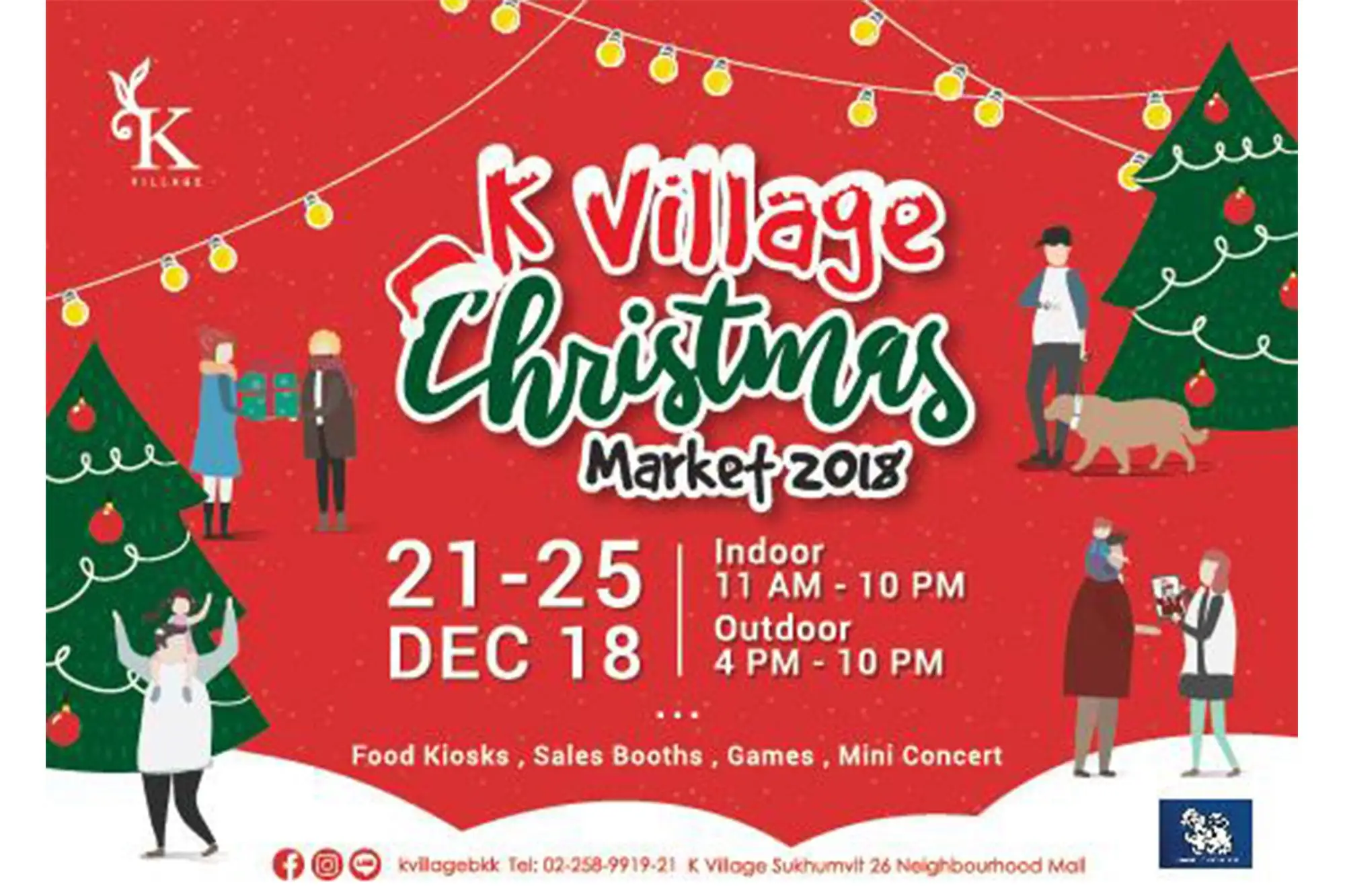 K Village Christmas Market 2018 K Village 聖誕市集 泰國 聖誕市集 曼谷 聖誕市集 曼谷 聖誕節