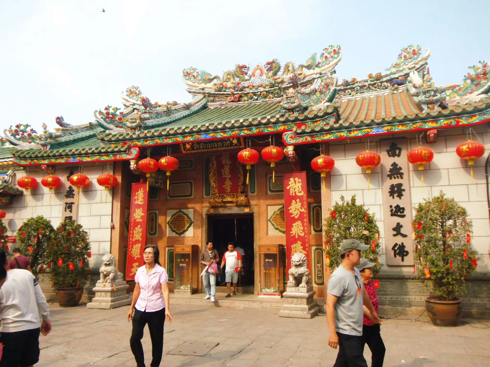 曼谷龙莲寺是华人移民泰国后最早创建的寺庙（图片来自：Wikimedia Commons）
