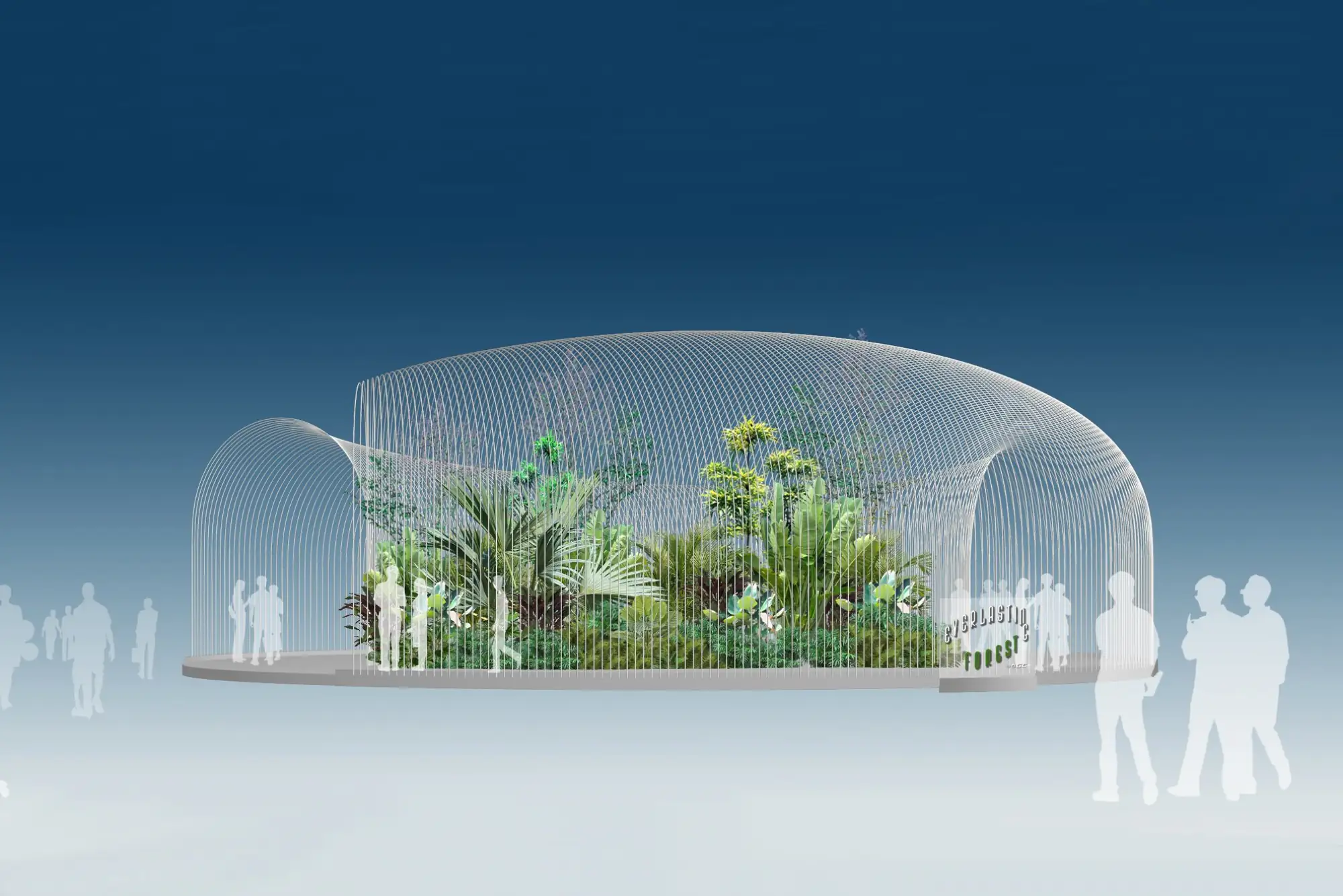 2020曼谷設計周的文創展覽： Everlasting Forest by GC