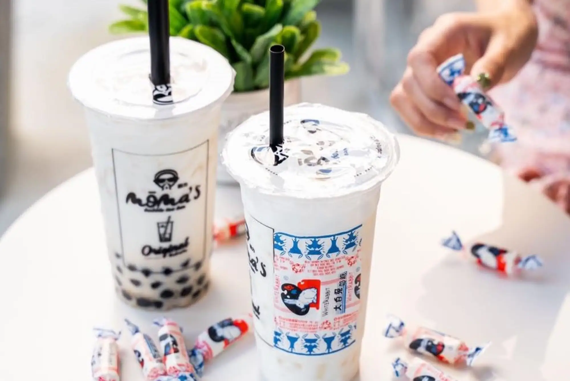 在曼谷也喝得到上海MOMA’S TEA的大白兔奶糖珍奶（图片来自：MOMA’S TEA官网）