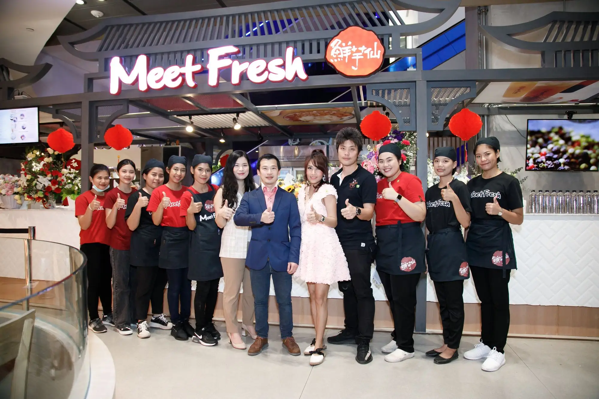 台湾鲜芋仙进军泰国曼谷！经典台湾美食推向泰国。