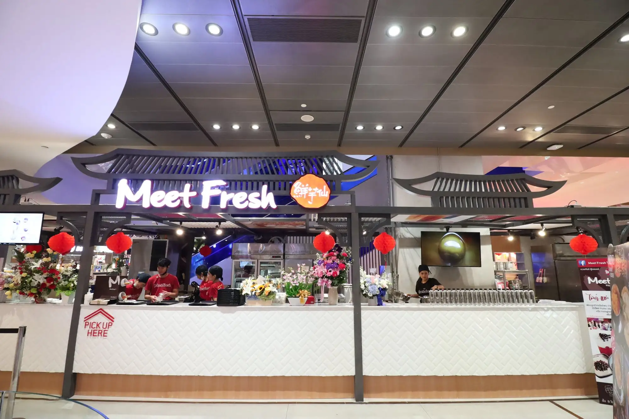台灣鮮芋仙甜品正式進軍泰國，首店位在曼谷EmQuartier商場。