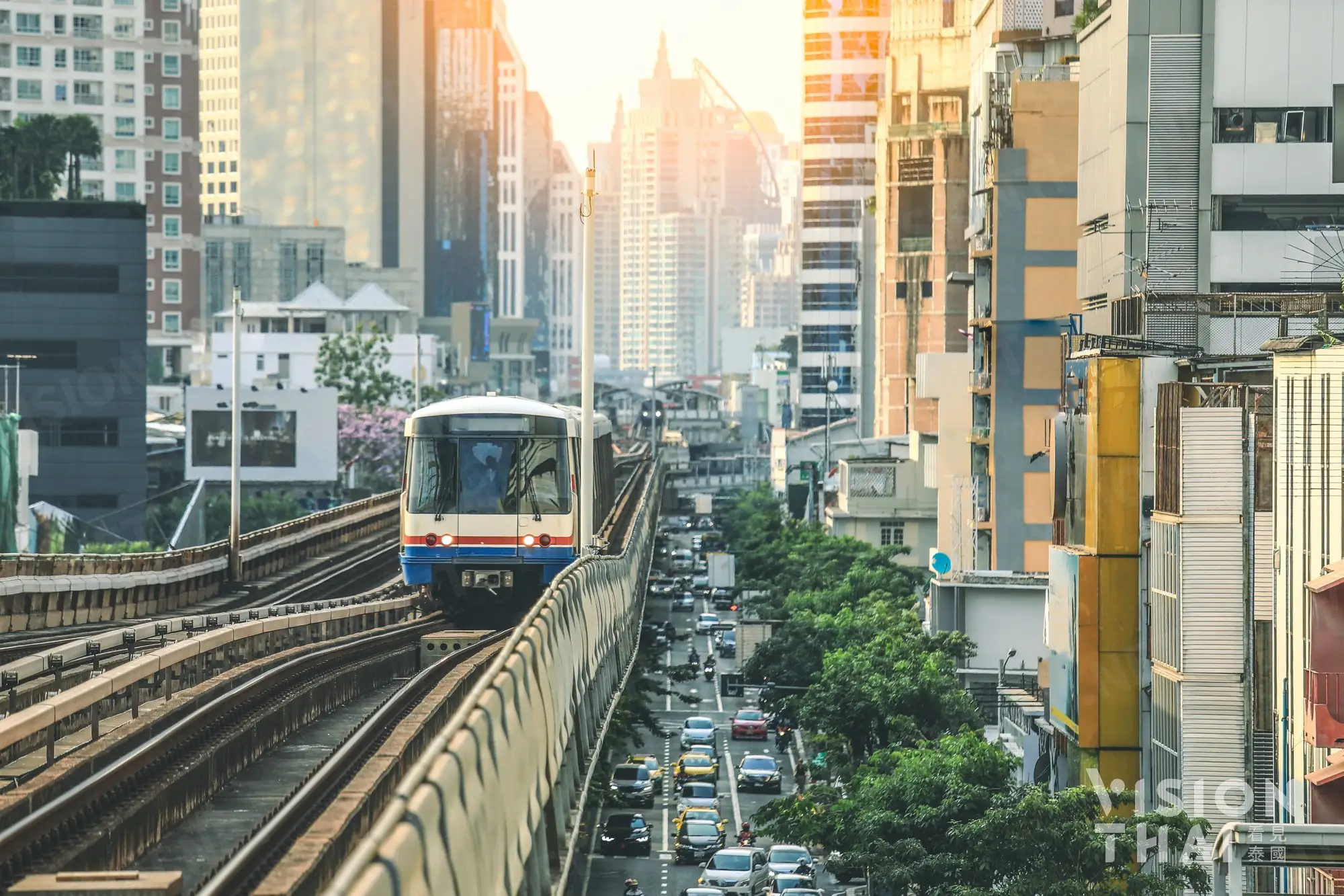 曼谷捷運淺綠線可玩遍曼谷景點。(VISION THAI)