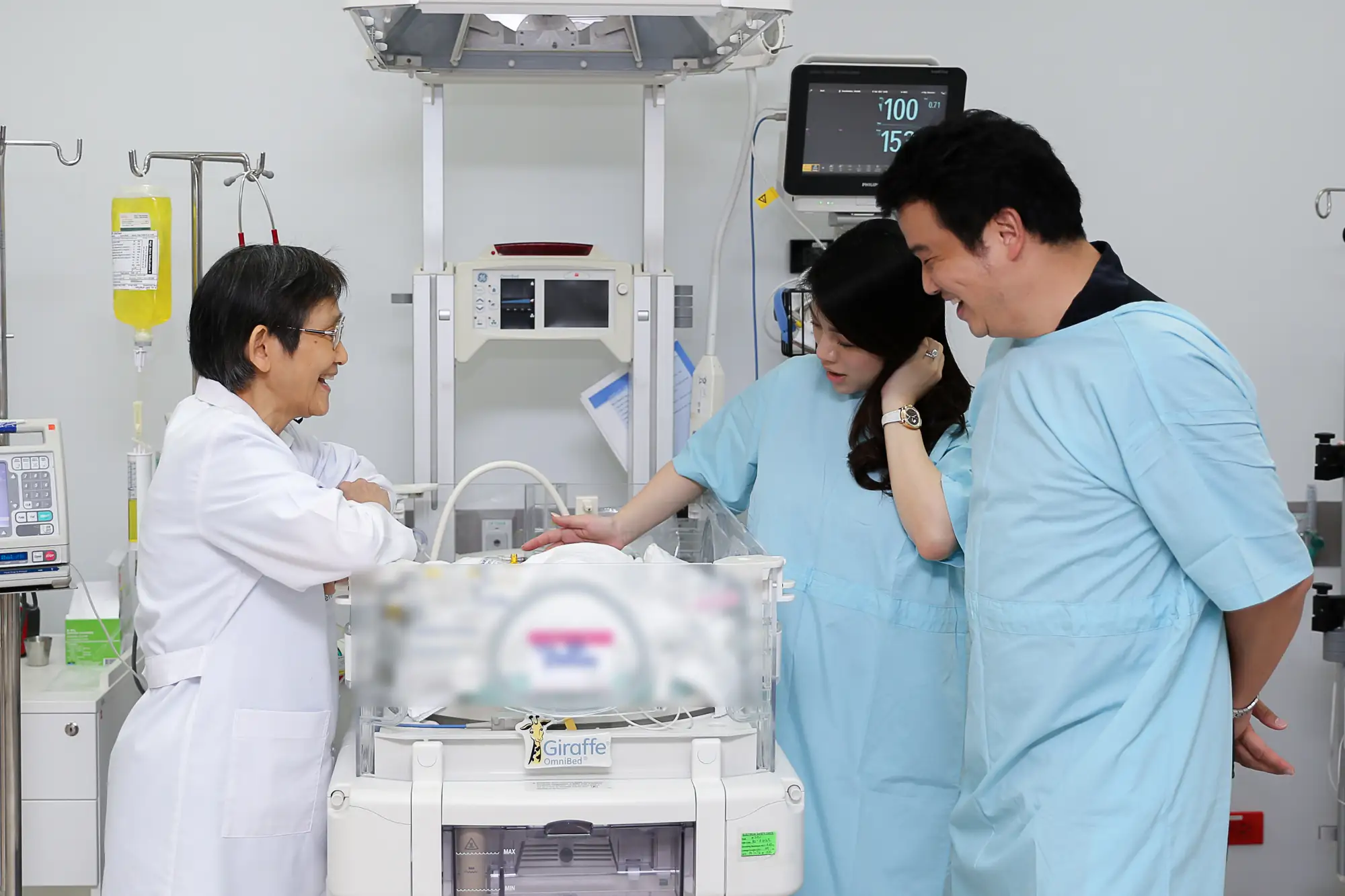 康民NICU提供家屬獨立客房(圖片來源：BIH)