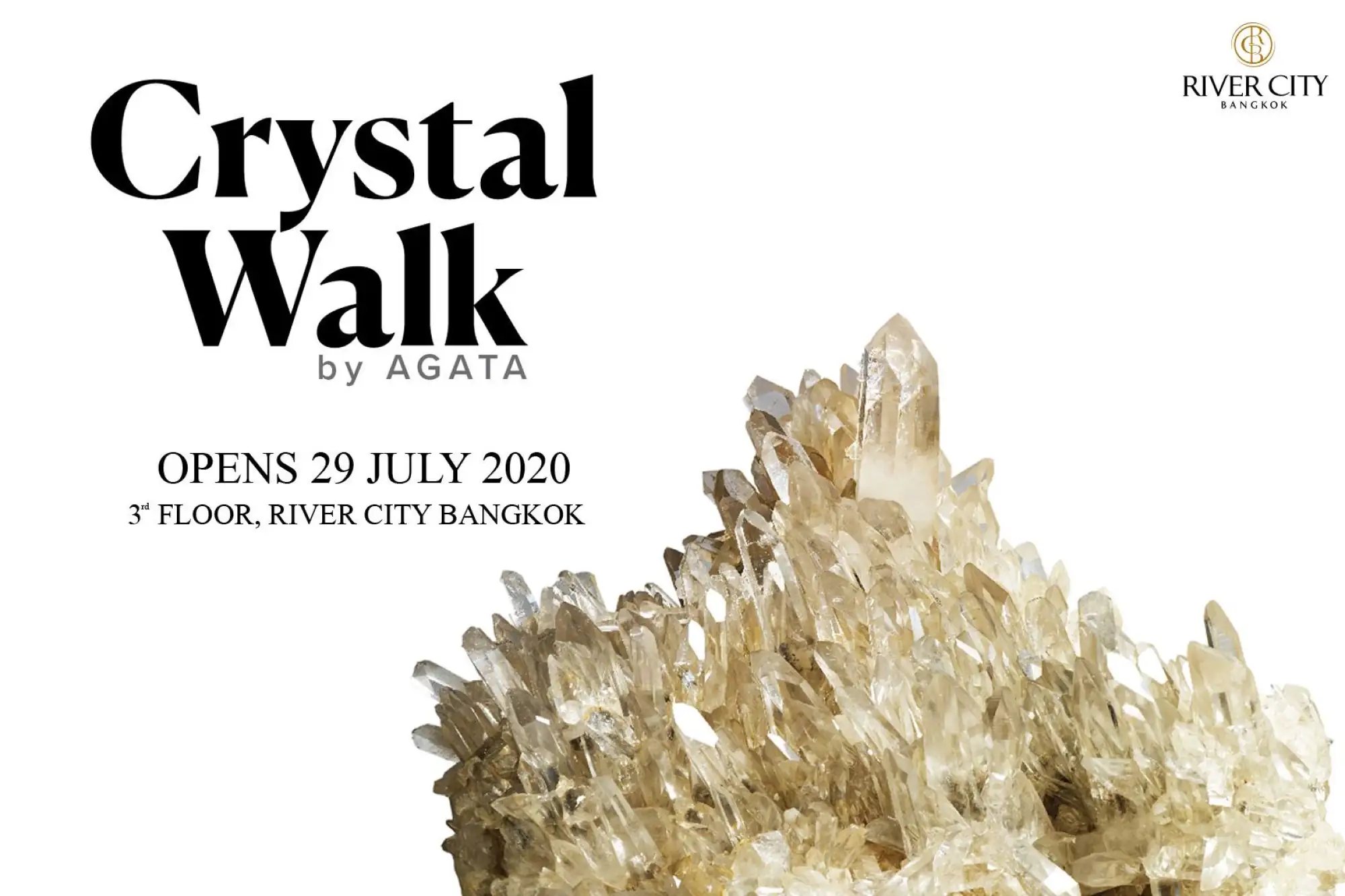 曼谷河城举办Crystal Walk(图片来源RCB)