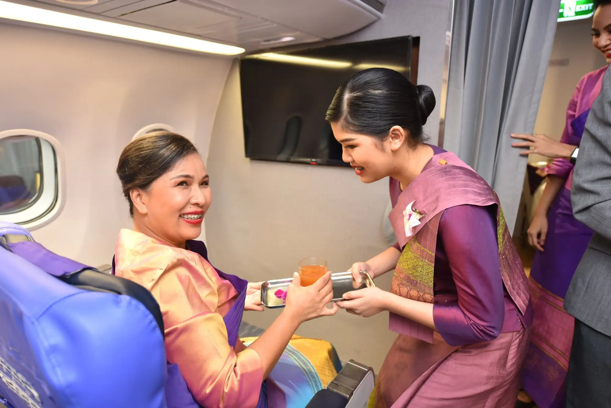 泰航一日空姐体验（图片来源：thaiflighttrainingacademy脸书）