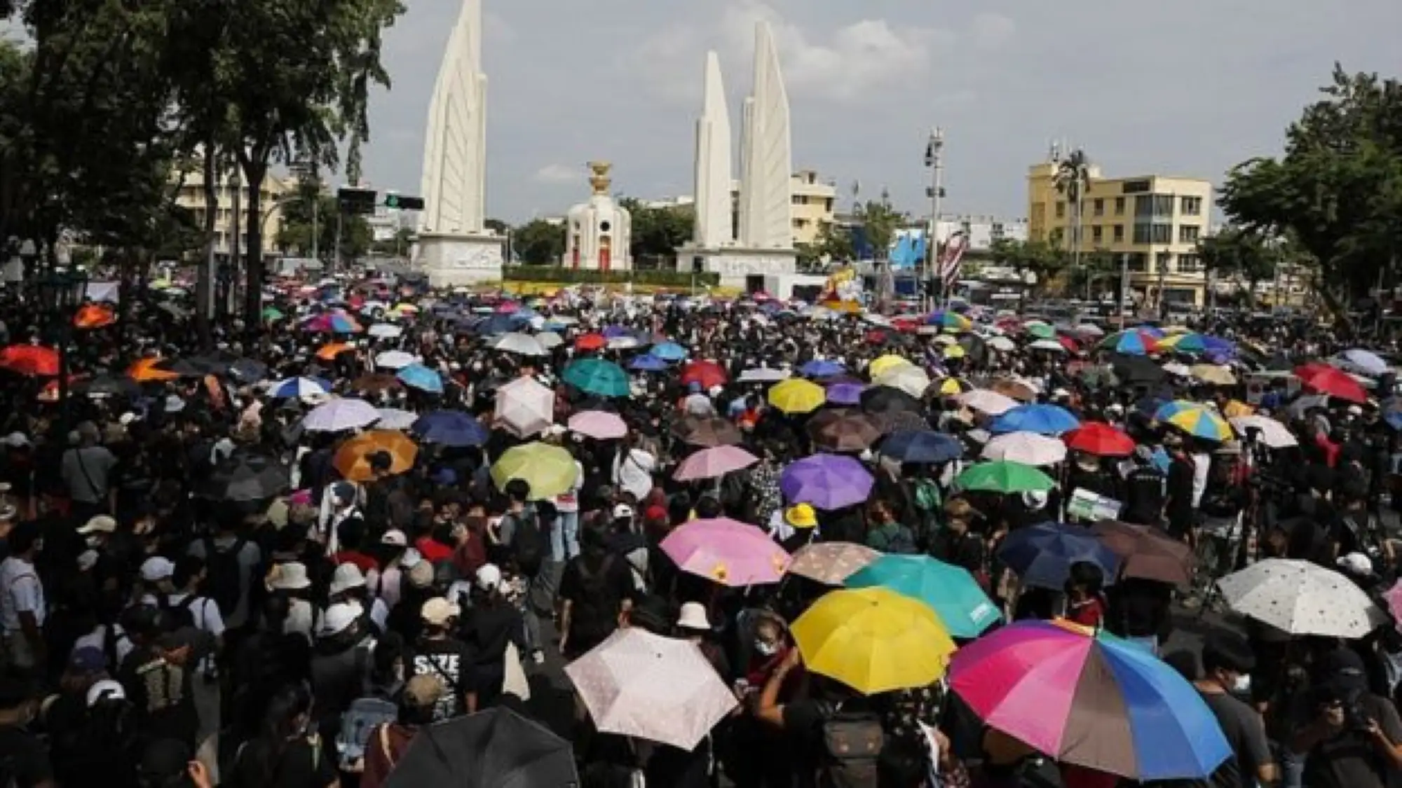 泰國學運7月延燒至今（圖片來源：歐新社）