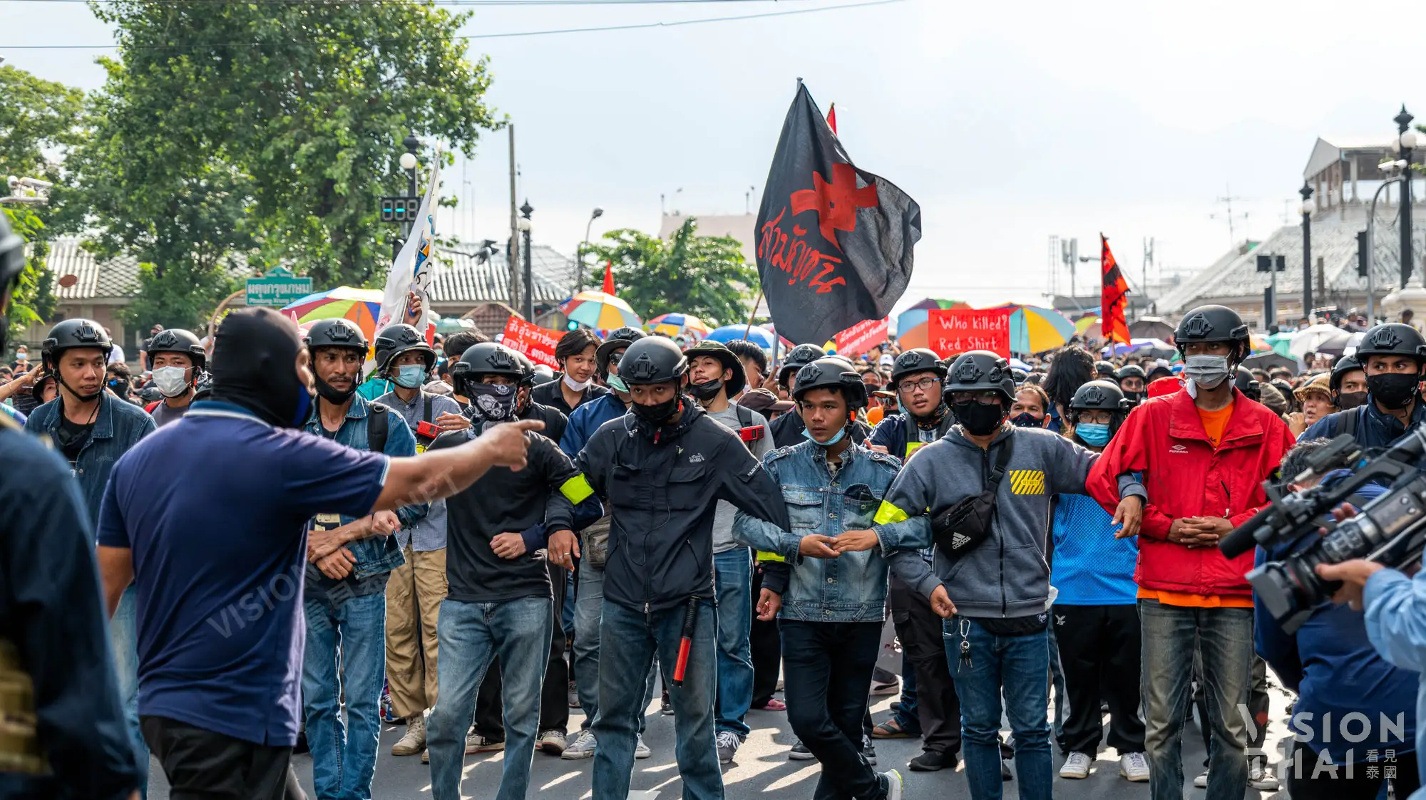 泰国反政府团体14日举行大规模游行示威活动（图片来源：VISION THAI）