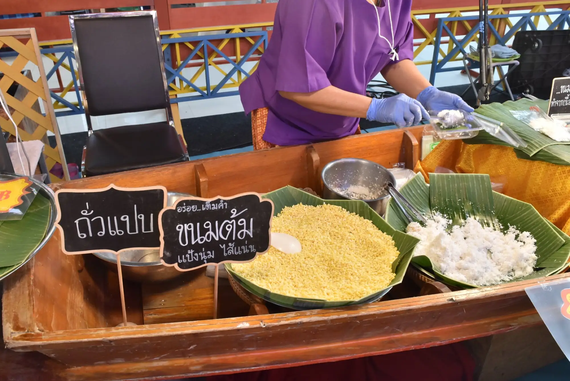 2020泰國廟會提供各式道地泰國小吃（圖片來源：曼谷Terminal 21 Asok）