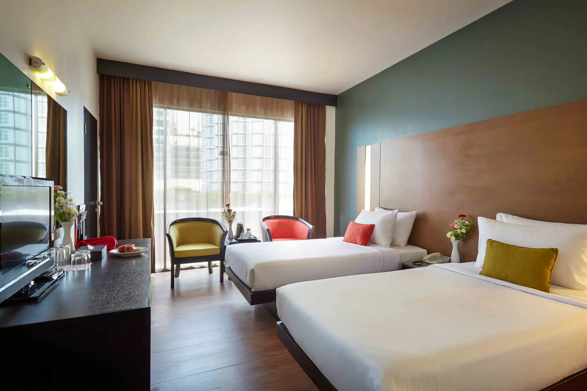 曼谷国宾大酒店 ASQ隔离住宿标准房型（图片来源：Ambassador Hotel Bangkok官网）