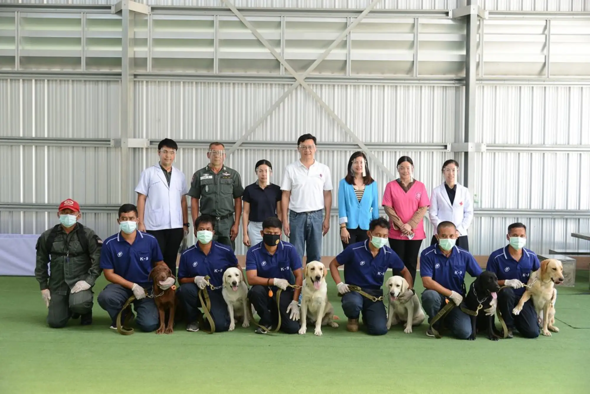 泰國第一批"篩檢靈犬"誕生（圖片來源：朱拉隆功大學）