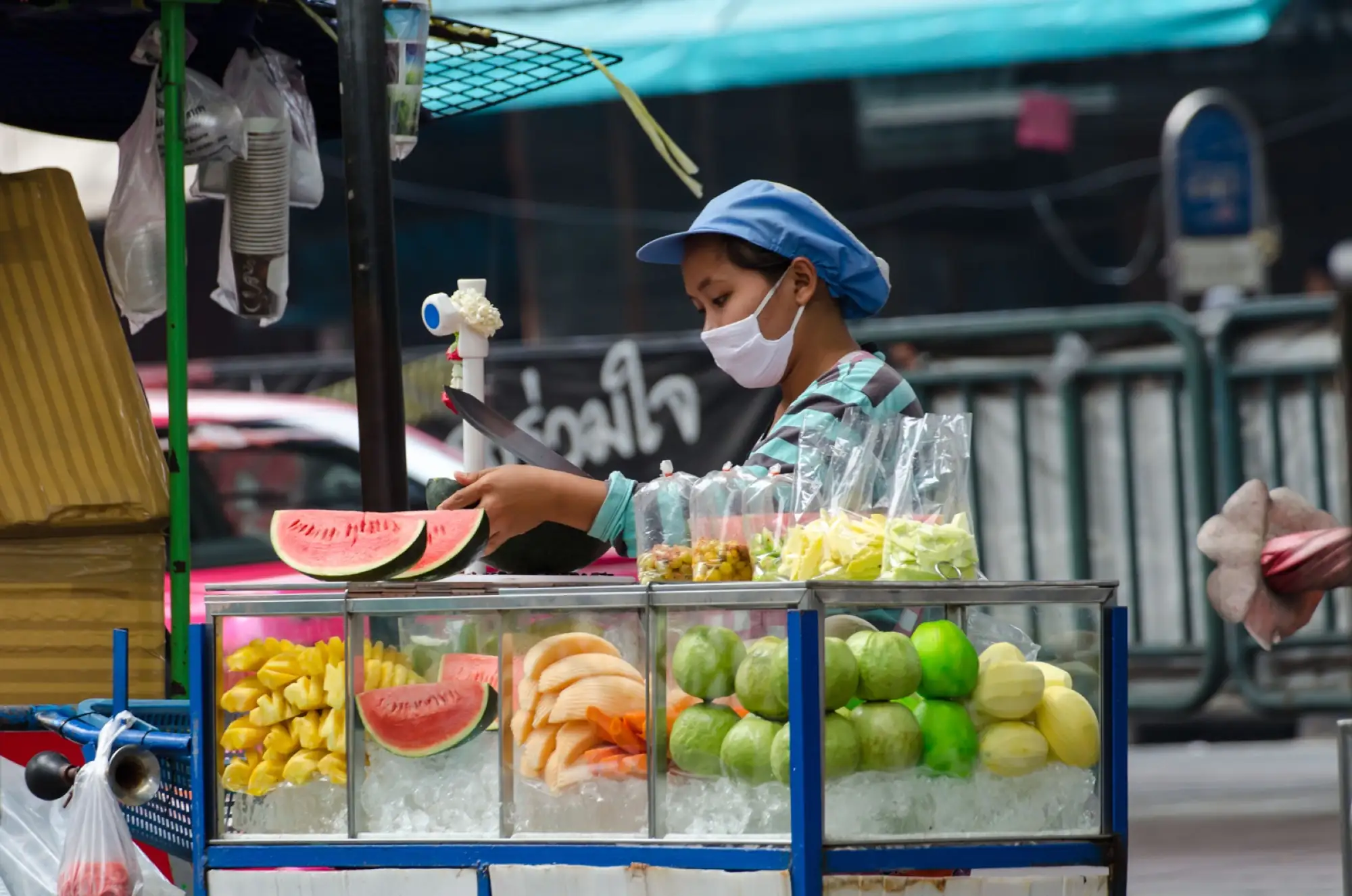 泰國消暑美食4：冰鎮水果（圖片來源：thaihealth）