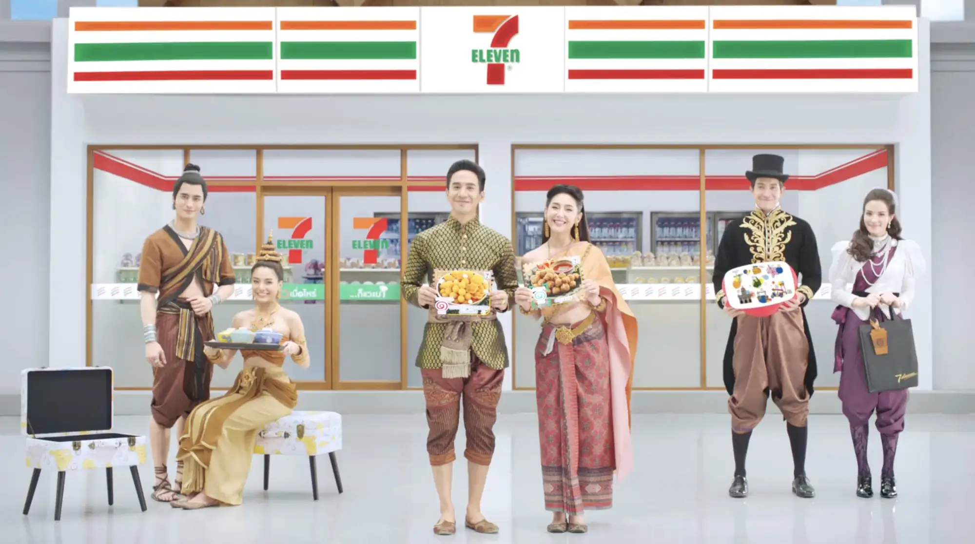 在泰國生活，一個泰國7-11便利店就能搞定（圖片來源：7-11廣告截圖）