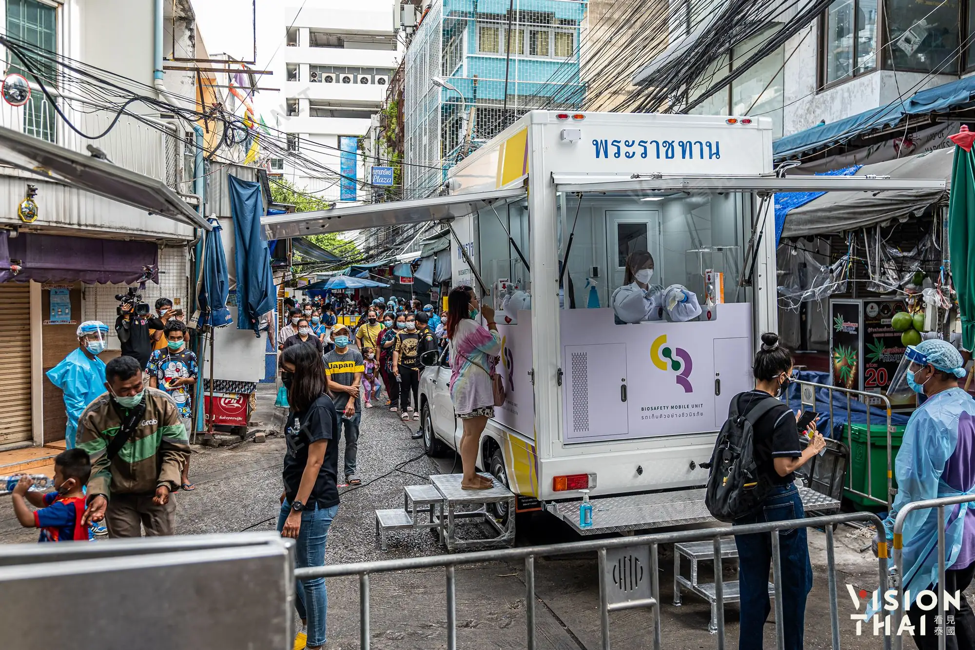 曼谷商圈市場傳疫情 今起大規模篩檢（圖片來源：VISION THAI看見泰國）