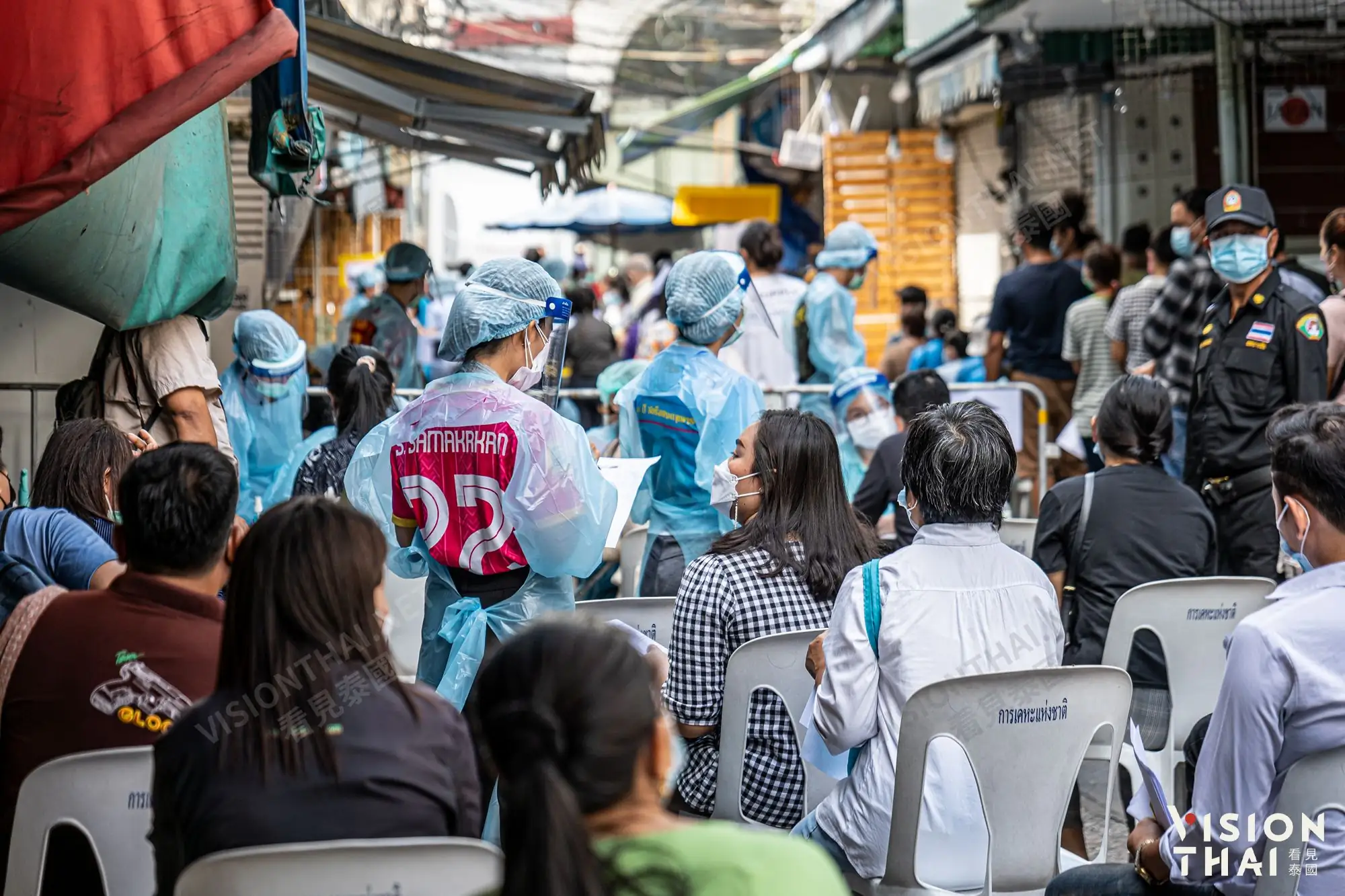 泰國政府無視民怨 仍堅持採購科興疫苗 (圖片來源：VISION THAI看見泰國)