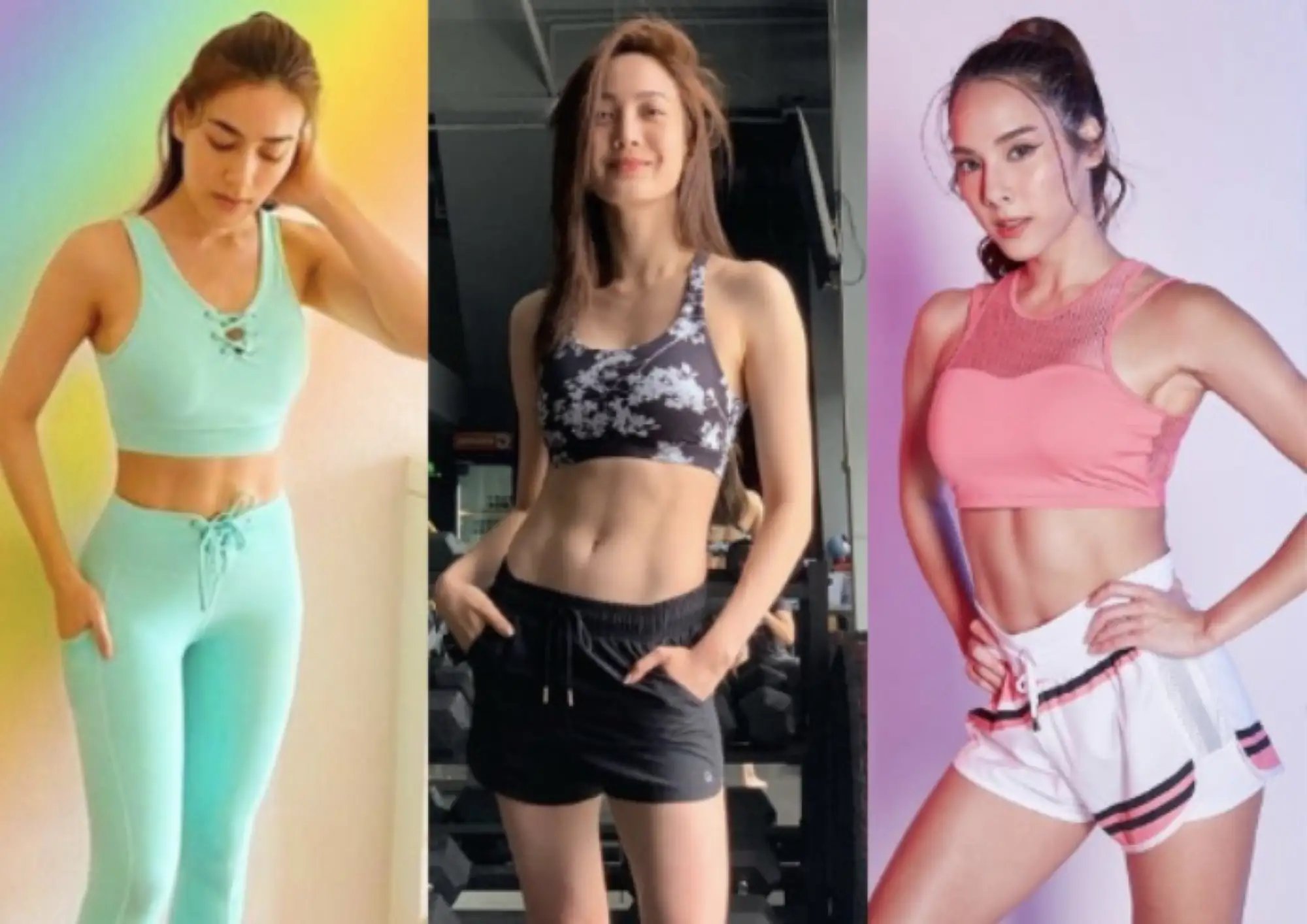 健身服≠醜，快來看看這五個被泰國明星帶火的健身服品牌（圖片來源：mthai）