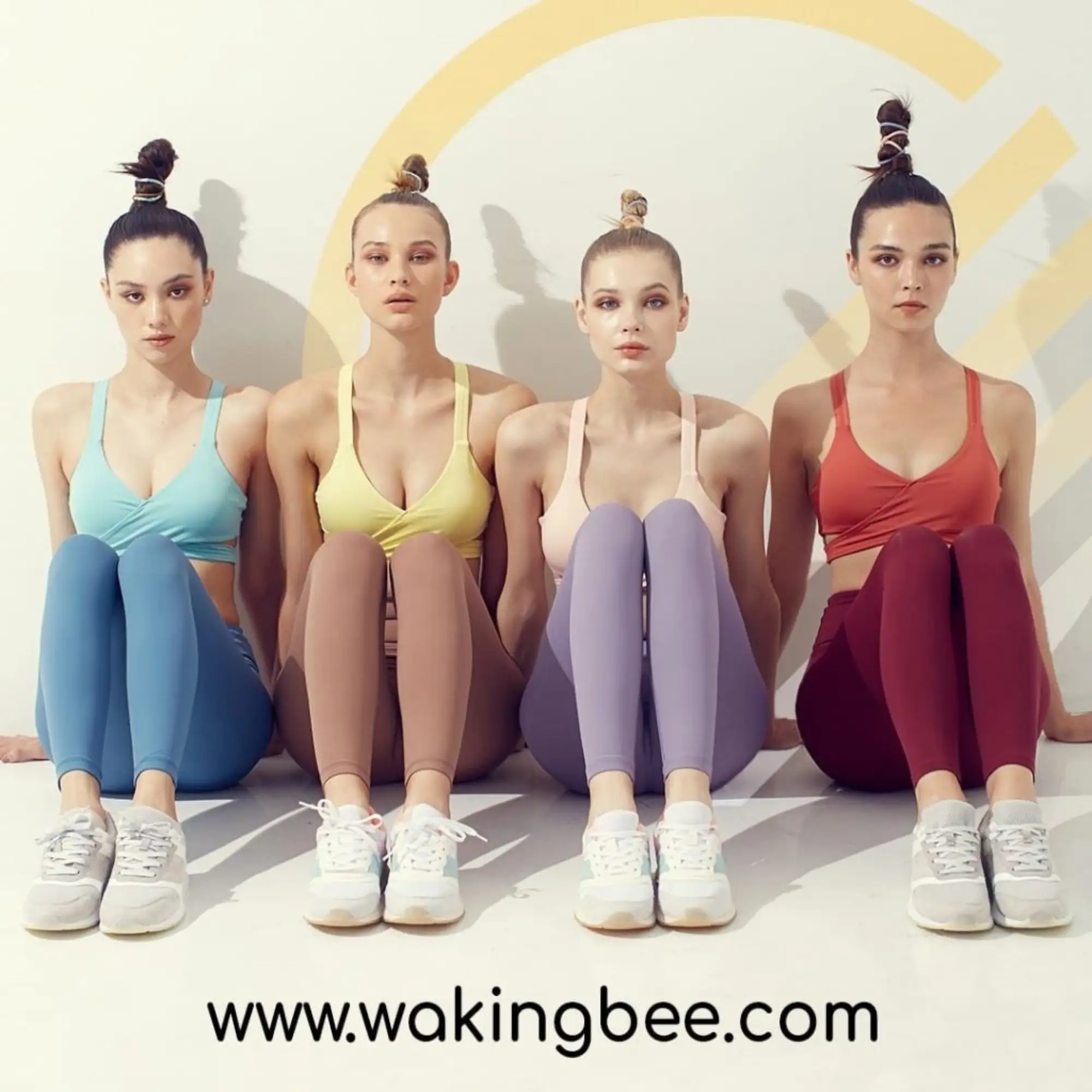 WAKINGBEE 以出色的女性運動裝設計和鮮豔亮麗的顏色而被人熟知（圖片來源：mthai）