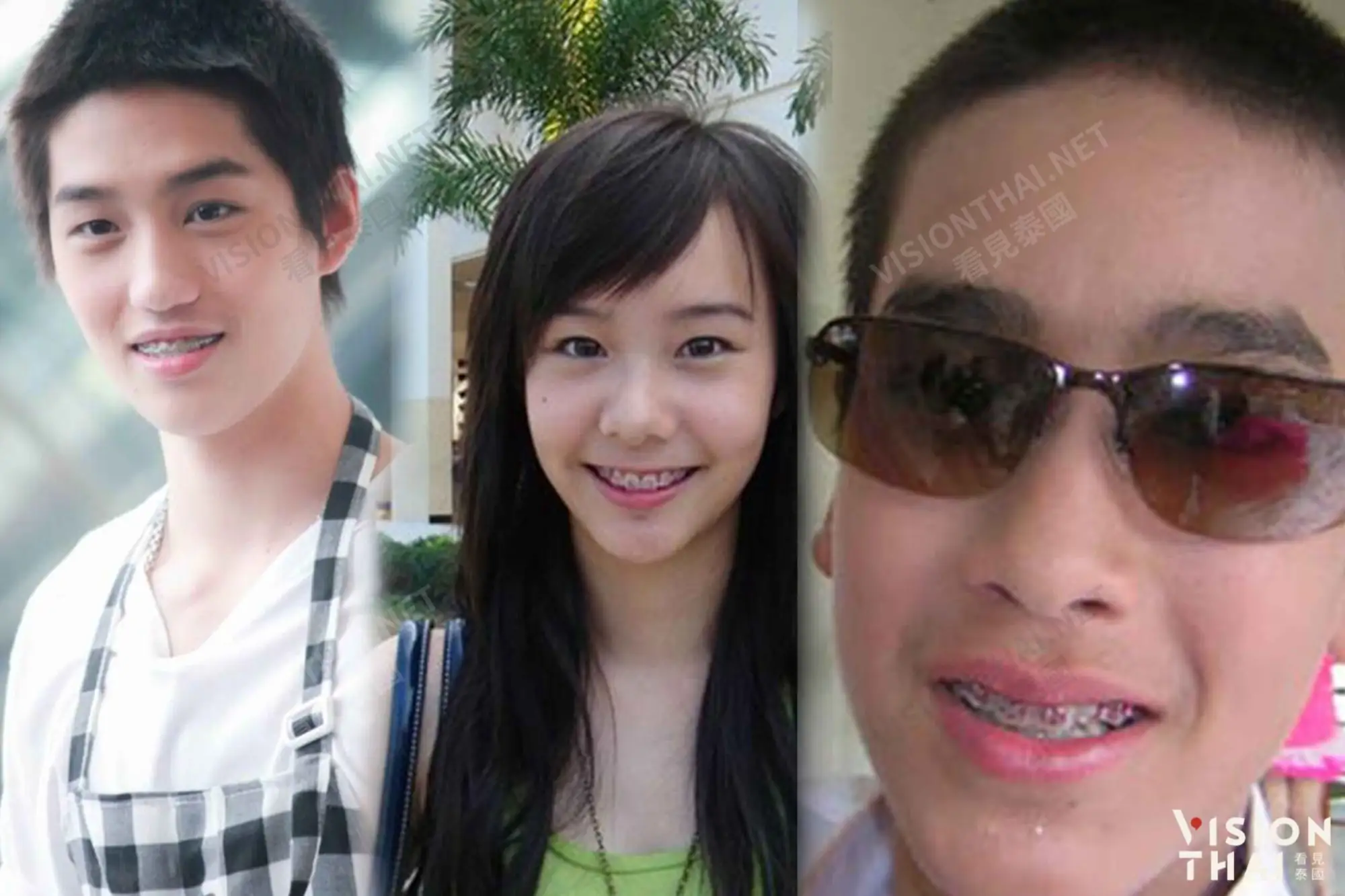 從明星到素人，能看到許多泰國人都熱衷於戴牙套（圖片整理自網路）