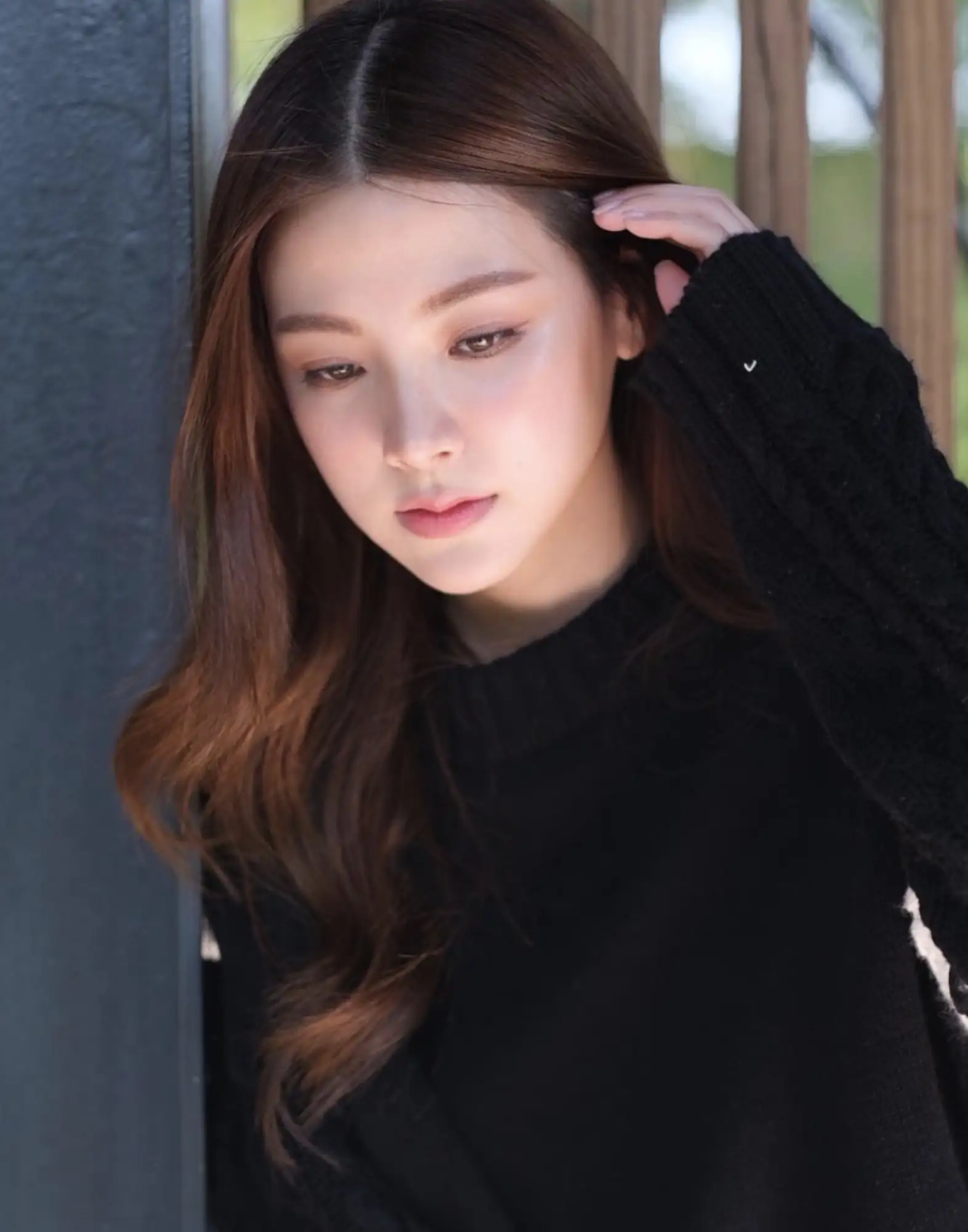 泰式妆容重点2:混血立体的修容(图片来源:Baifern官方IG)