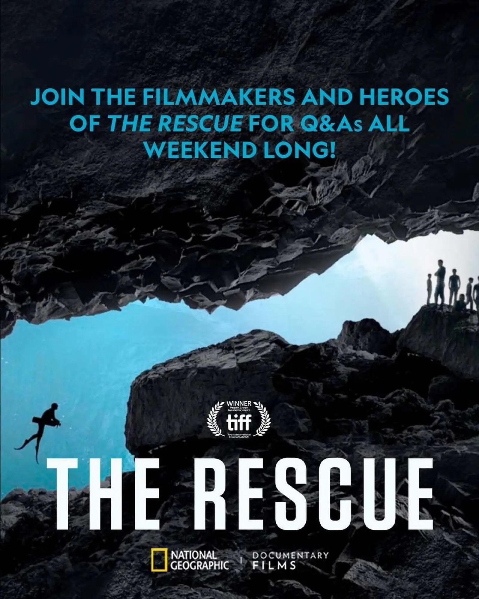《泰国洞穴救援》(The Rescue)海报（图片来源：美国国家地理官网）