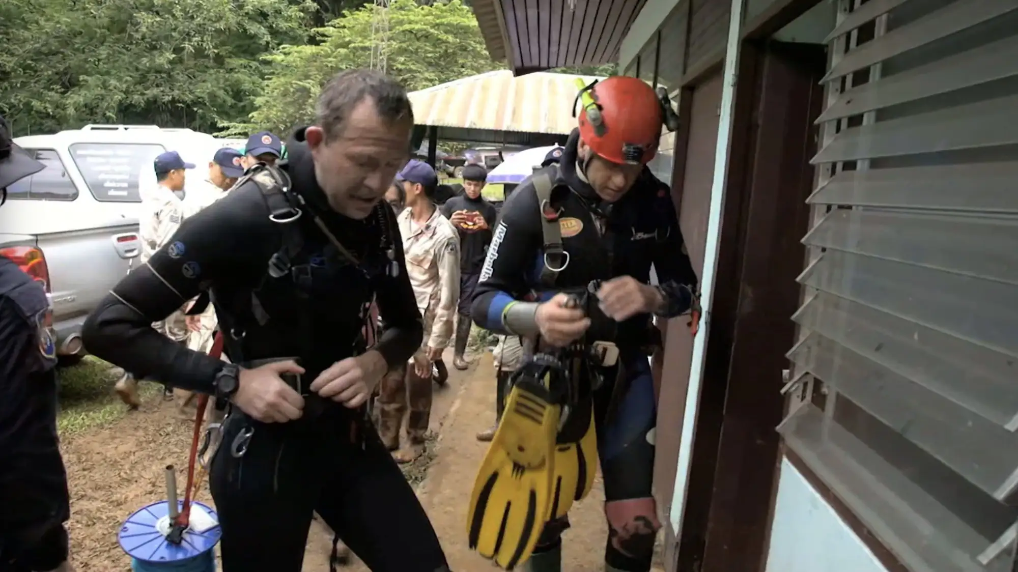 《泰國洞穴救援》講述了2018年被困在泰國洞穴中的野豬青年足球隊以及他們最終被救援的戲劇性故事（圖片來源：美國國家地理官網）