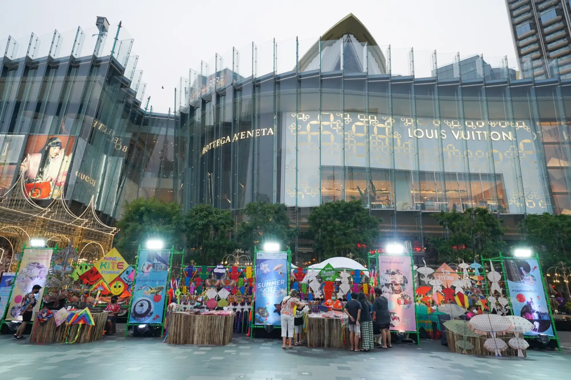 在暹羅天地ICONSIAM欣賞泰國四部獨有的風箏樣式與文化（圖片來源：暹羅天地ICONSIAM）