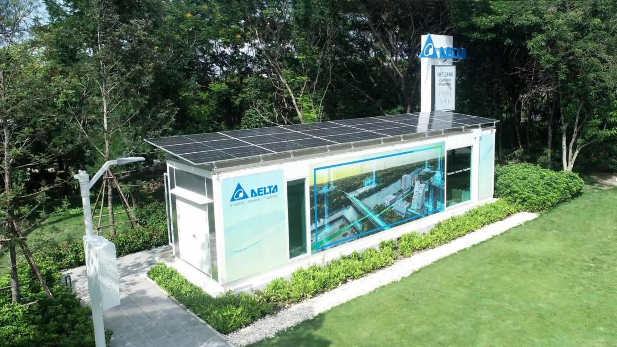 泰达电推出泰国首个净零碳排展示空间（图片来源：泰达电）