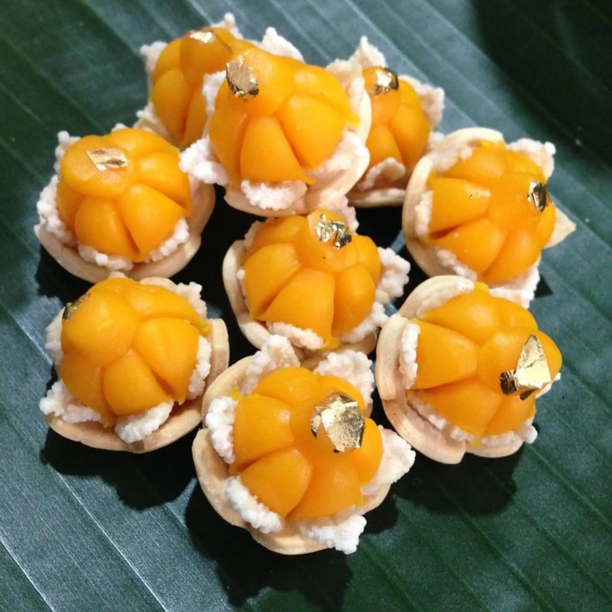蜜糖金花曾作為泰國宮廷御用甜點（圖片來源：Thai Food DB）