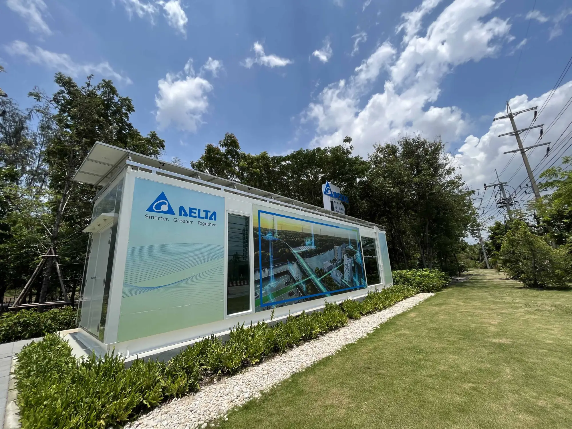 泰達電(Delta Thailand)打造的全國首個「淨零碳排展示間」（Vision Thai 看見泰國）