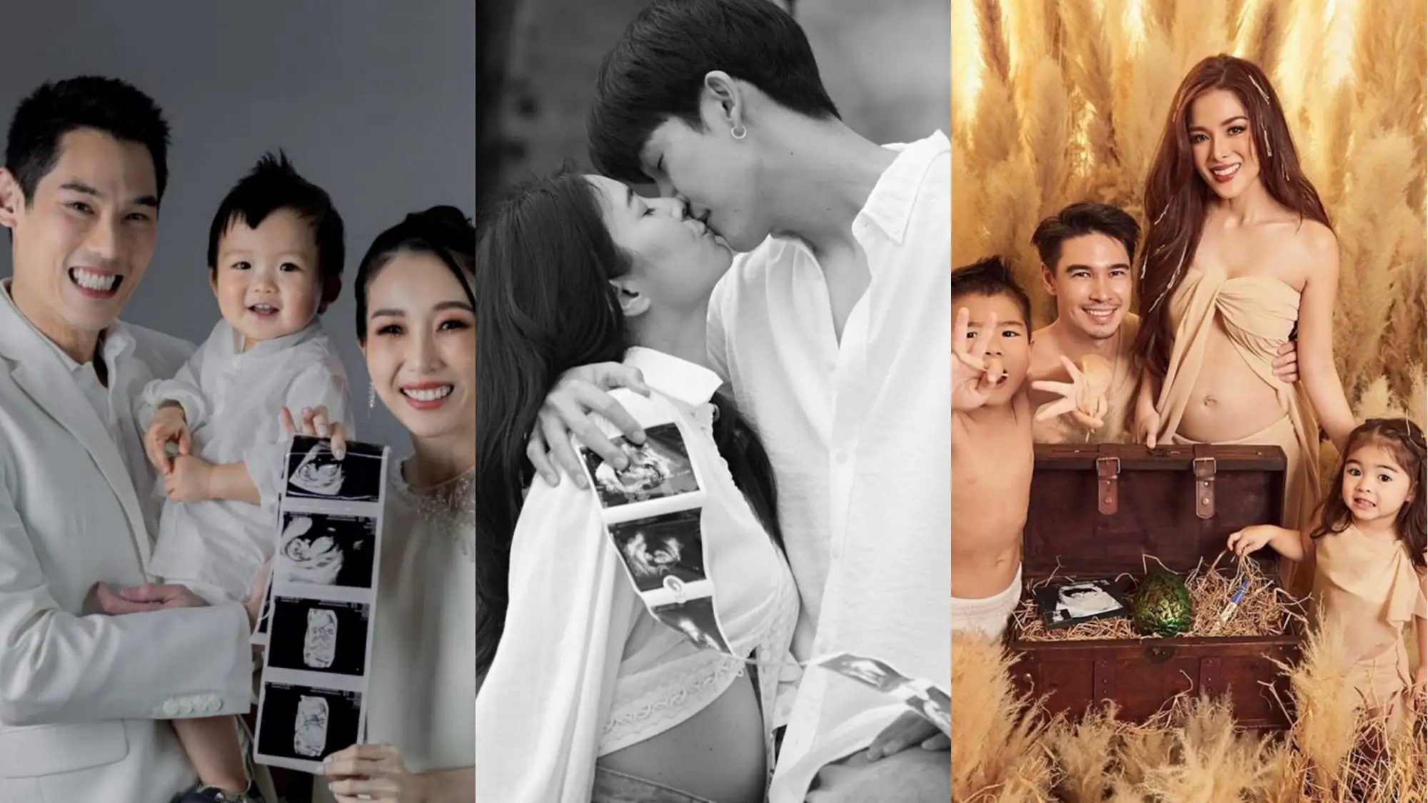 盤點近期宣布懷孕喜訊的泰星夫婦(圖片來源:滬江泰語)