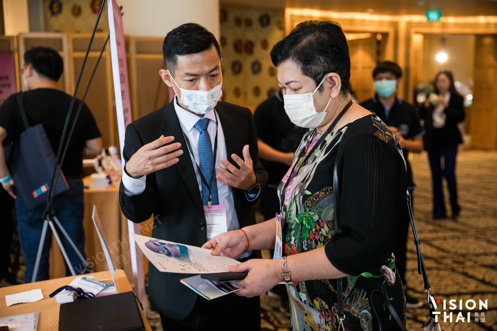 15家臺灣智慧醫療廠商參與「2022臺泰智慧醫療國際研討會」現場展示產品（來源：看見泰國）