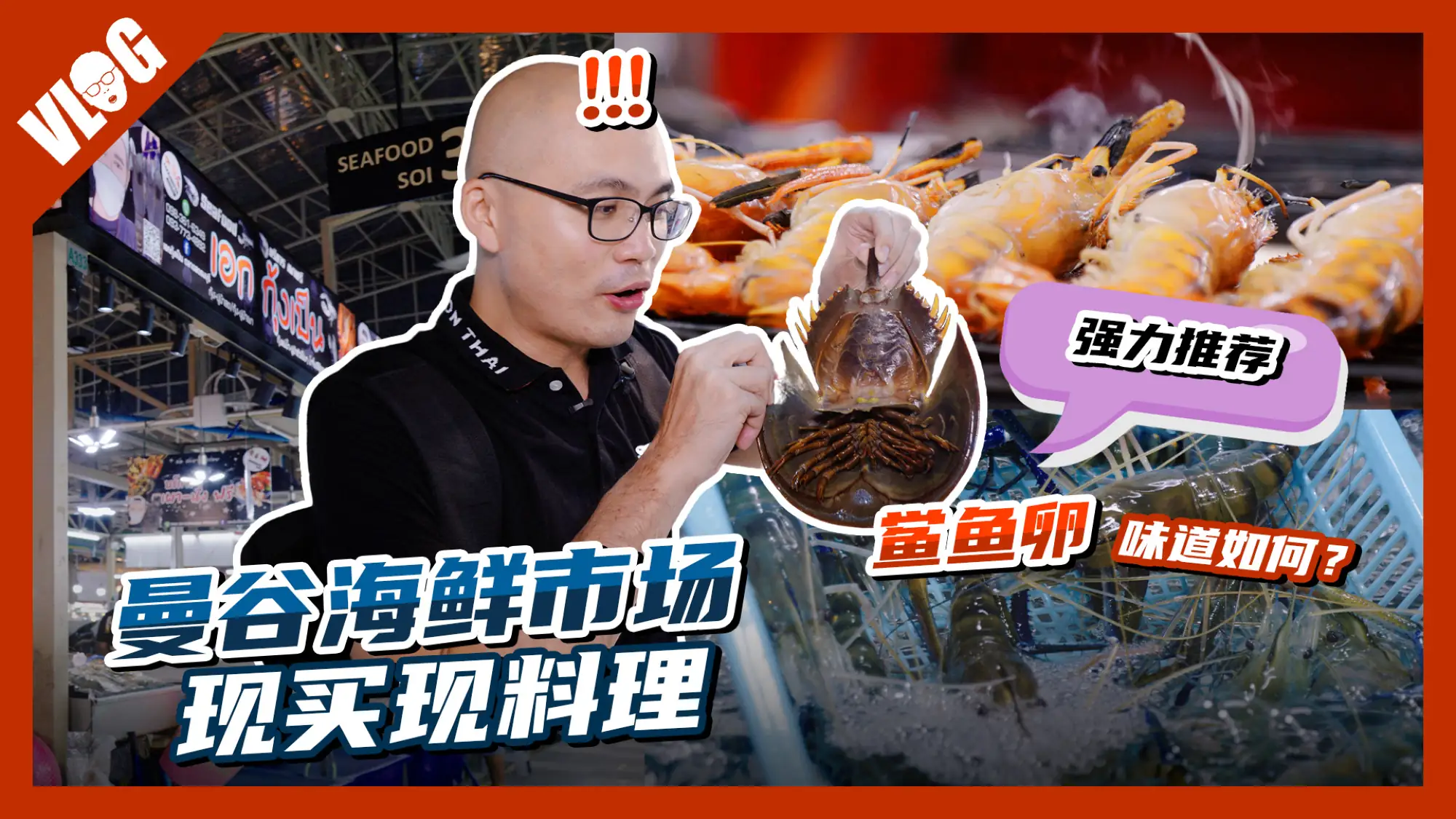 泰國新景點“吞武里市場”(曼谷海鮮市場)  黑熊挑戰1千泰銖「海鮮自由」（Vision Thai 看見泰國）
