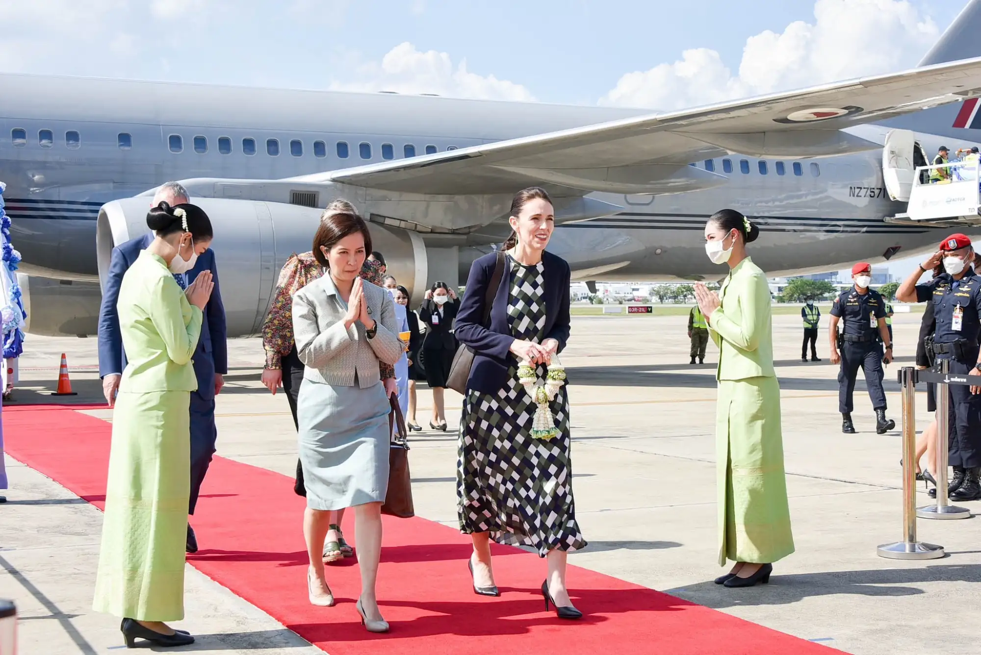紐西蘭總理阿爾登赴泰出席2022年APEC峰會（來源：泰國外交部）