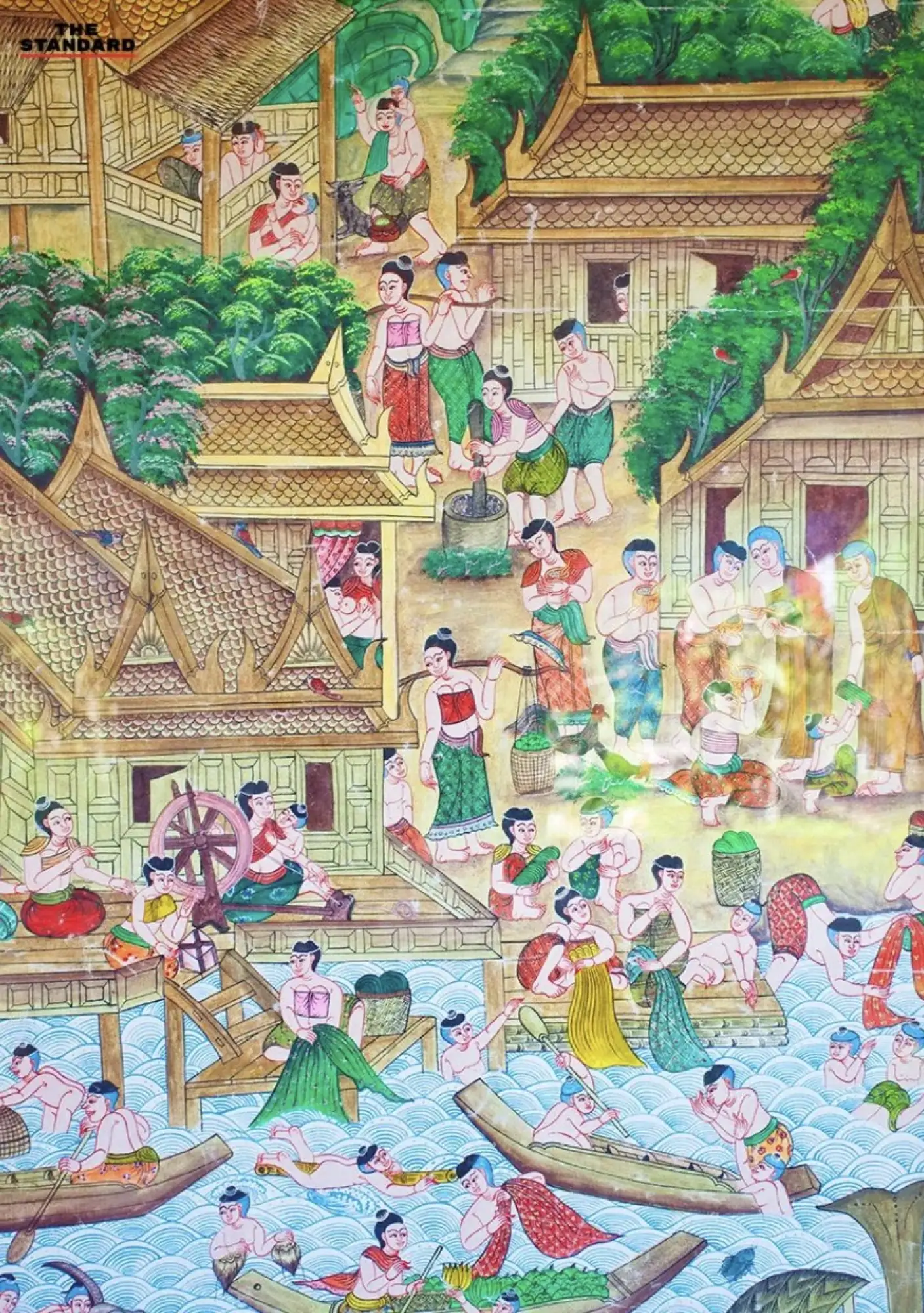 认识古代泰国人民的洗澡文化（图片来源：沪江泰语）