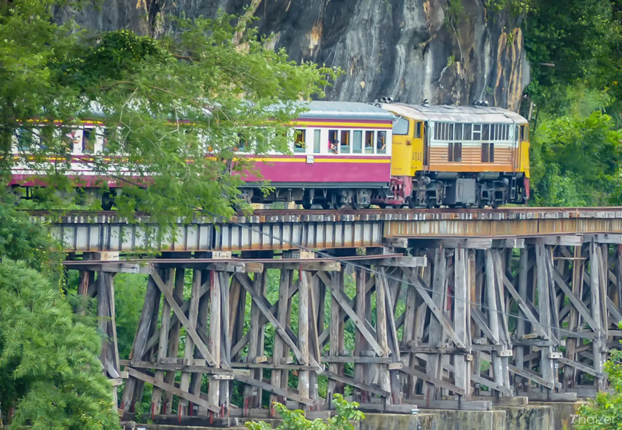泰国死亡铁路（图片来源：Thaizer）