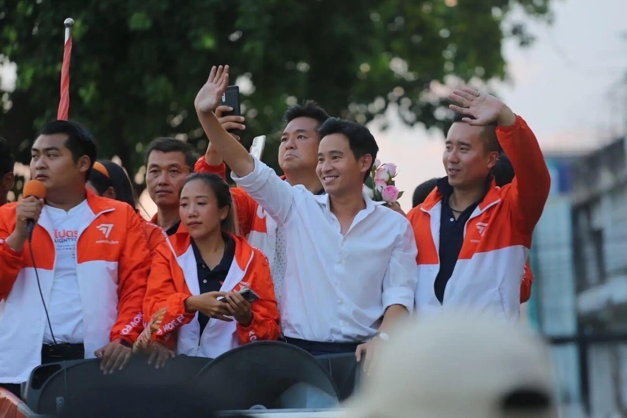 泰國大選贏家前進黨領導人皮塔宣布勝選（來源：未來前進黨臉書）