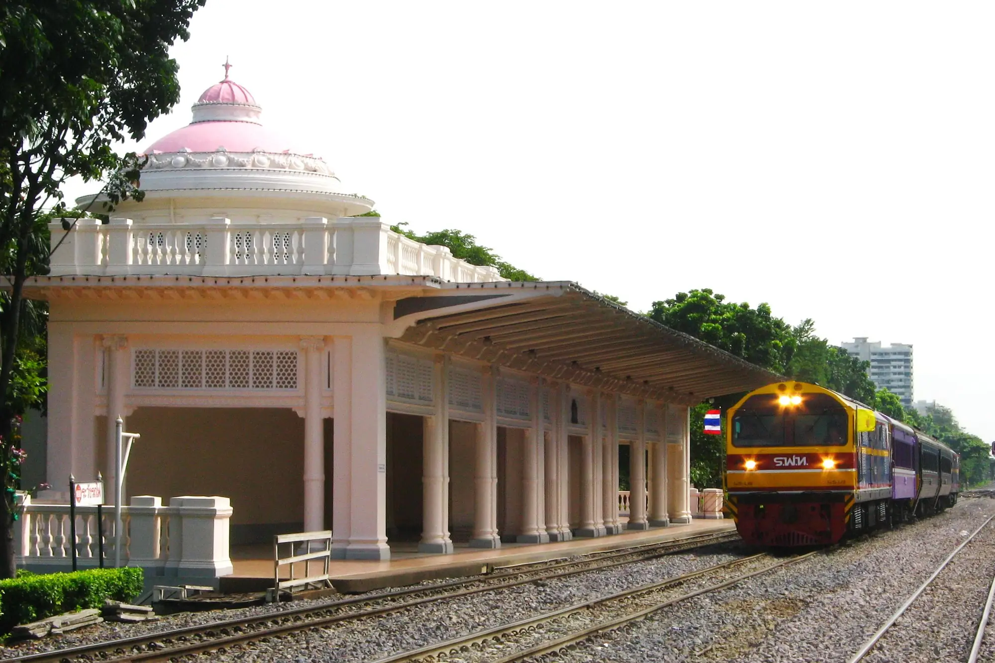 迟塔拉火车站是为国王和王室成员火车旅行而建造（图片来源：网络）