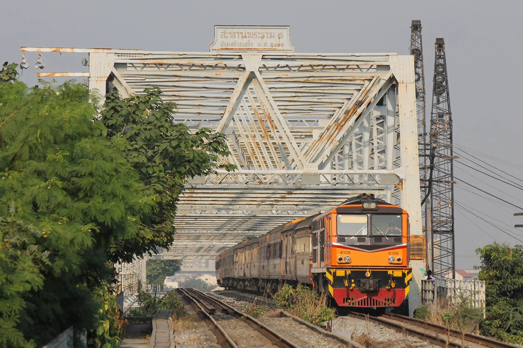 拉玛六世大桥是泰国第一座横跨昭披耶河的铁路桥（图片来源：网络）