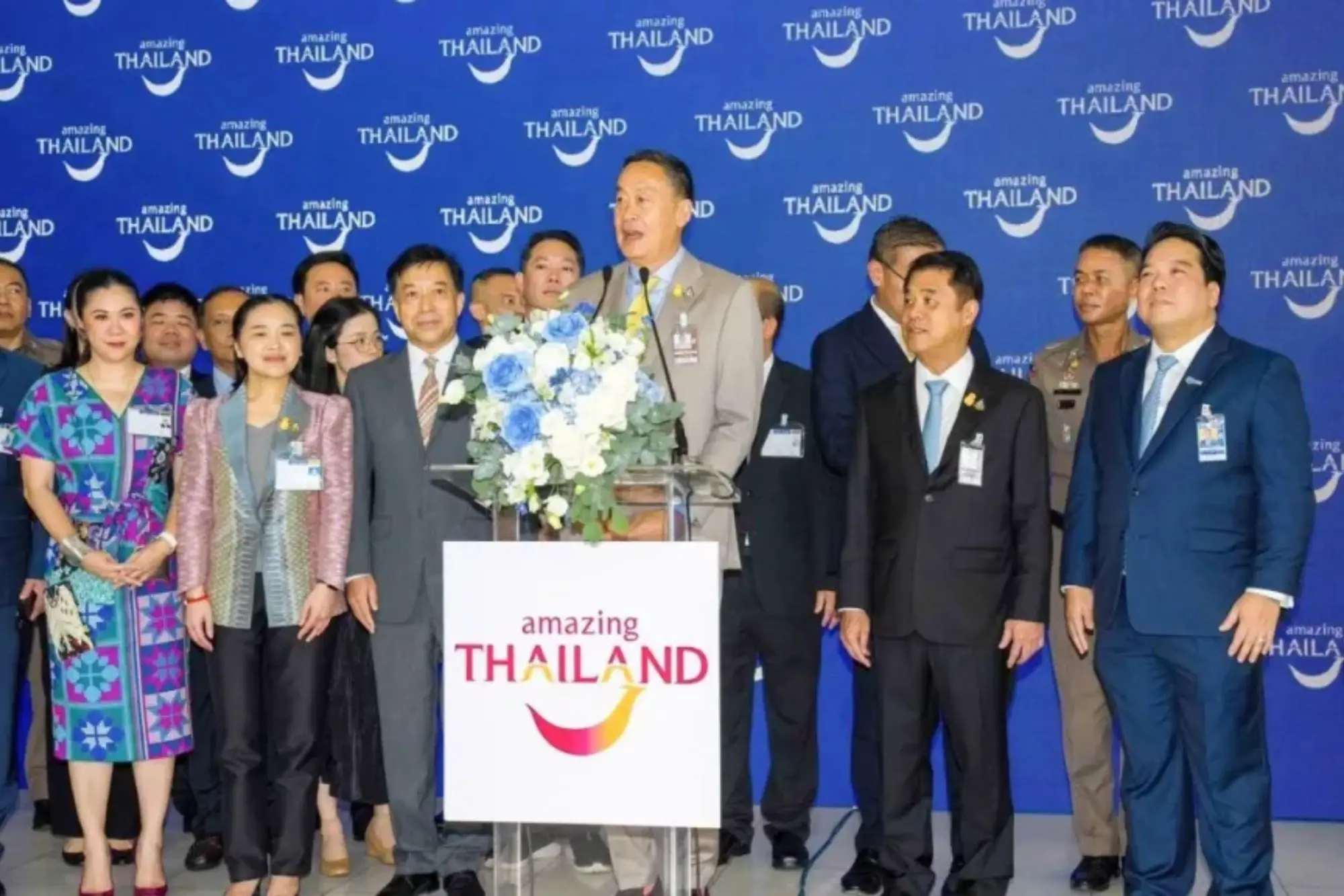 泰國總理賽塔親迎首批免簽中國遊客（圖片來源：泰國觀光局）