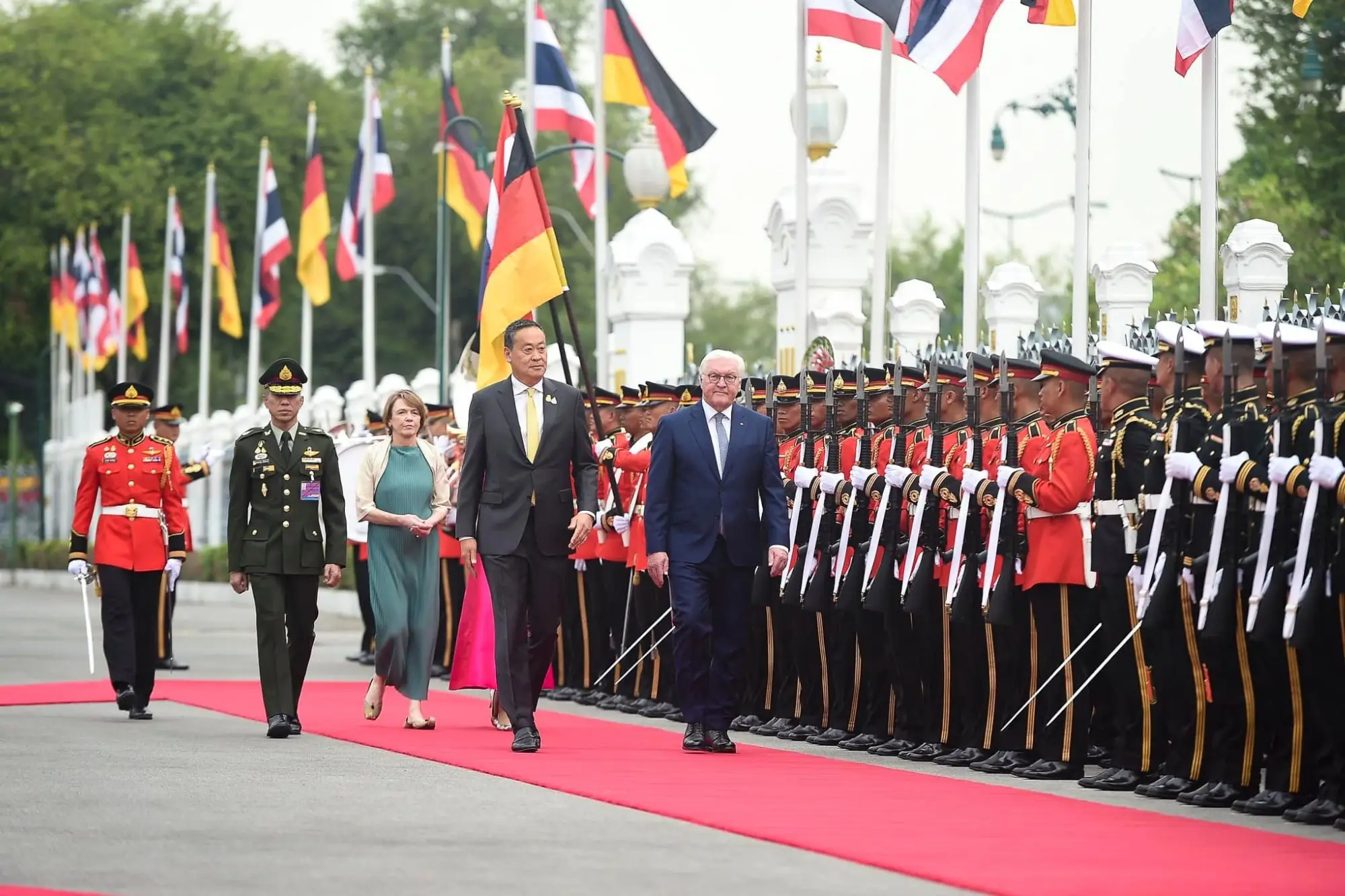 德國總統訪泰國！賽塔喜宣布：德泰提升為戰略夥伴（圖片來源：賽塔FB）