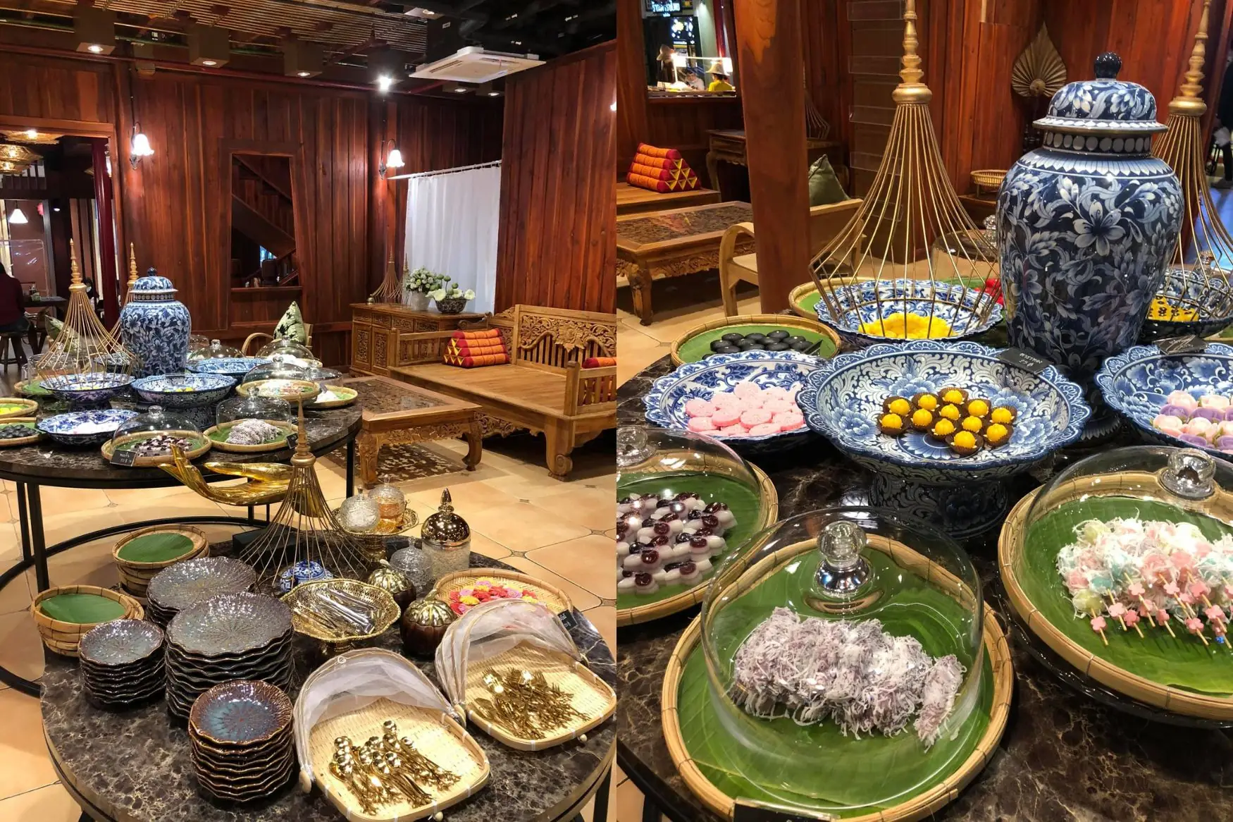 来自佛统府的chada tea boutique，甜点是依据泰国王室食谱来做。（来源：店家FB）