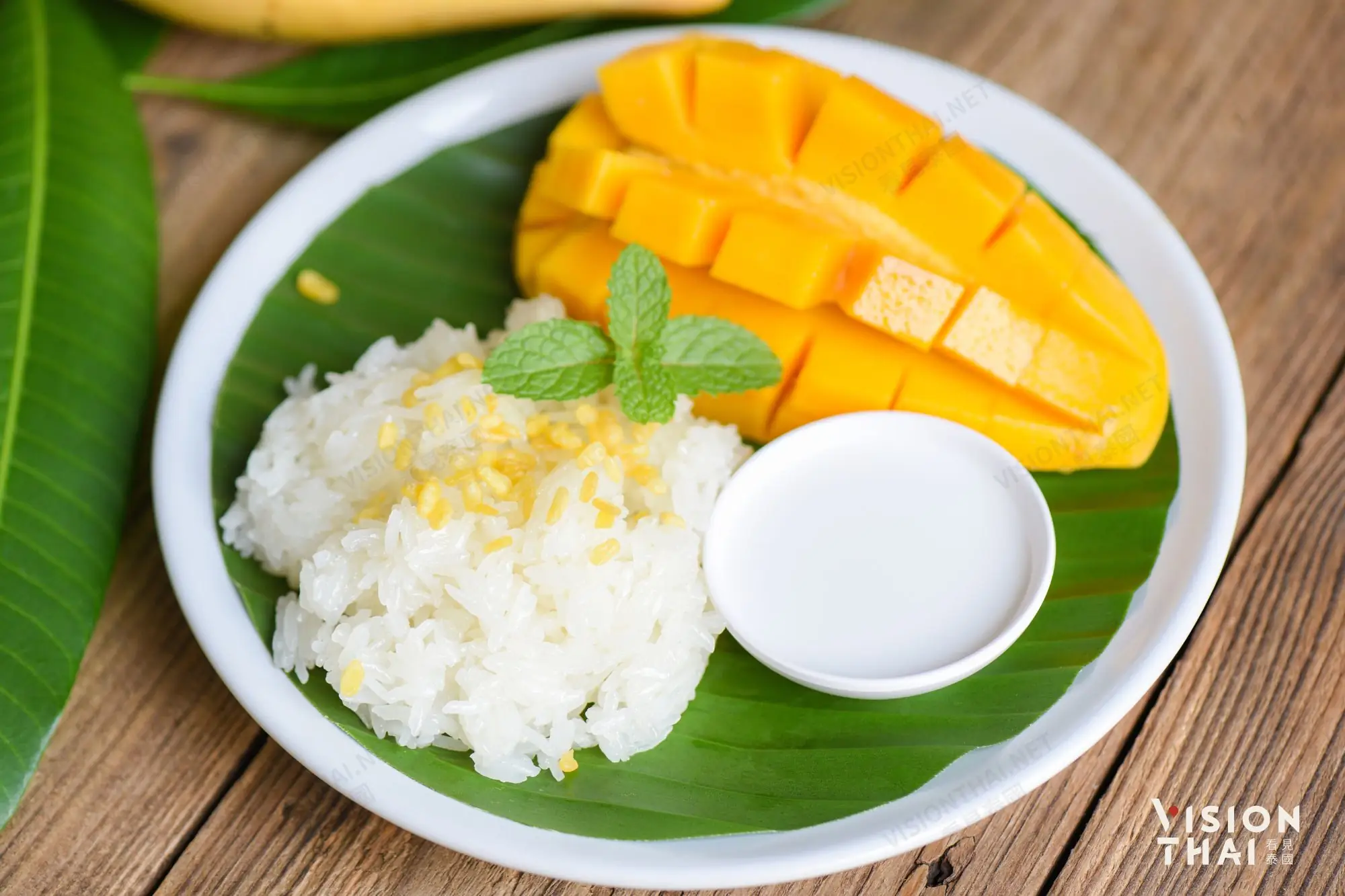 必吃泰國傳統甜點：芒果糯米（來源：看見泰國 Vision Thai）