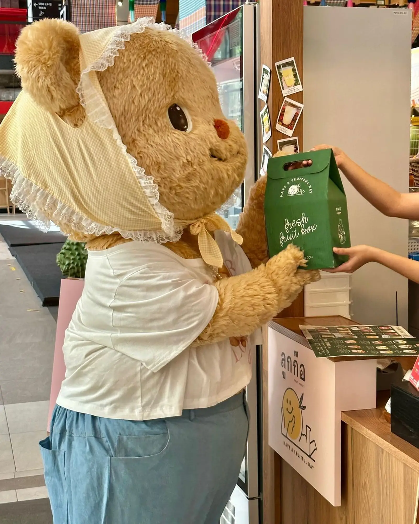潮玩“泰国黄油小熊”将成泰国旅游局新的旅游体验官（图片来源：IG）