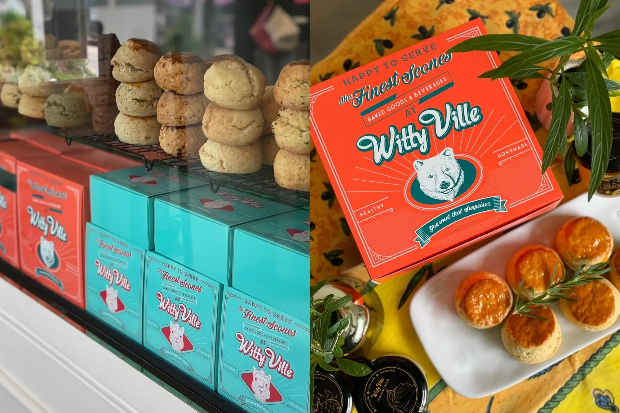 曼谷Ari甜點店Witty Ville，是泰國網紅店唷！主打每天新鮮出爐的司康。（來源：官方社群）